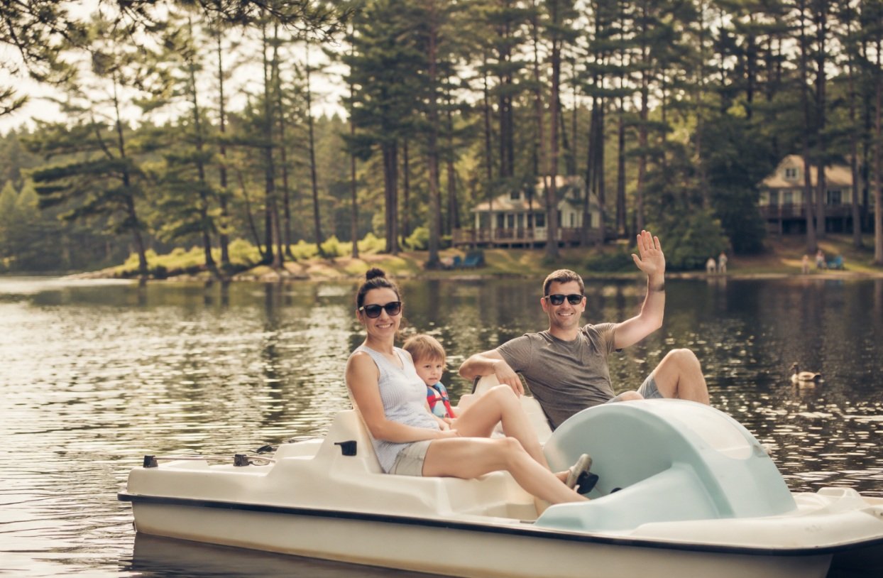 Family lake days just hit different in Maine. 

Think sunny afternoons on the water, paddle boat rides, lakeside fun, and quality time with the people you came to enjoy it with. Whether it&rsquo;s a family getaway or a few days away with your favorit