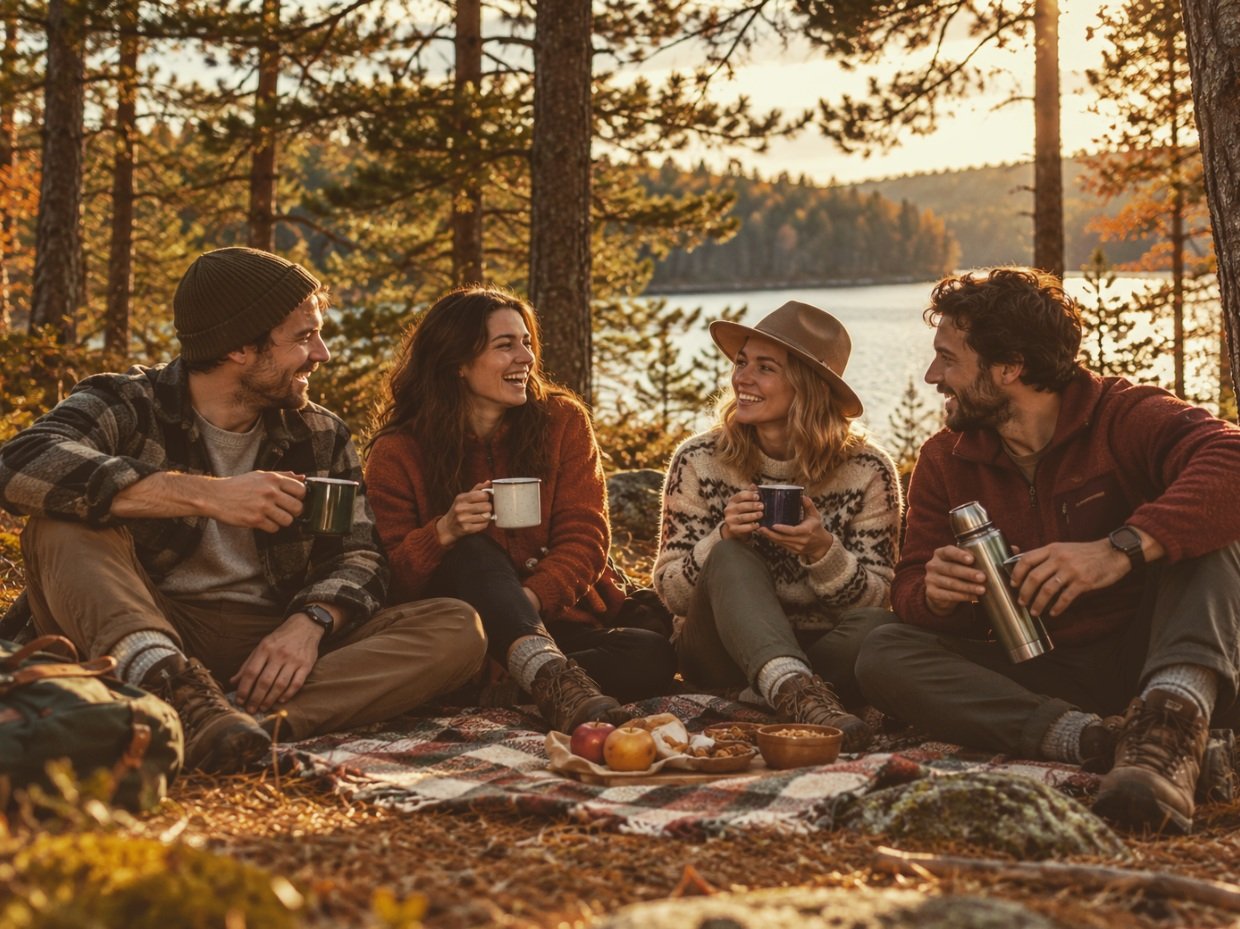 One more cup of coffee, one more story, and suddenly the afternoon is gone!

There's something about crisp Maine air, a cozy blanket, and being surrounded by your favorite people that makes even the simplest plans feel special.

Whether you're spendi