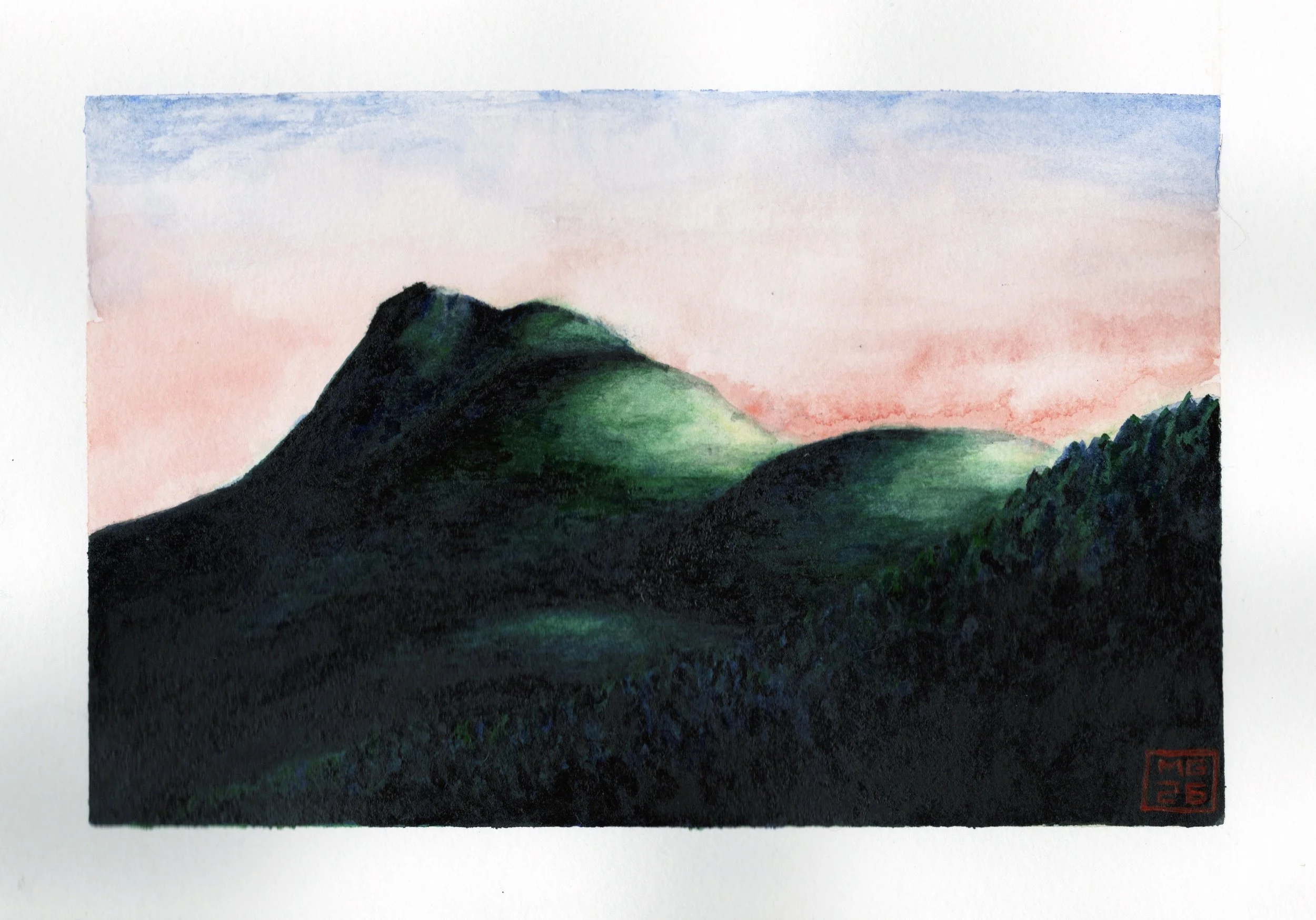 Sunset under Camel's Hump