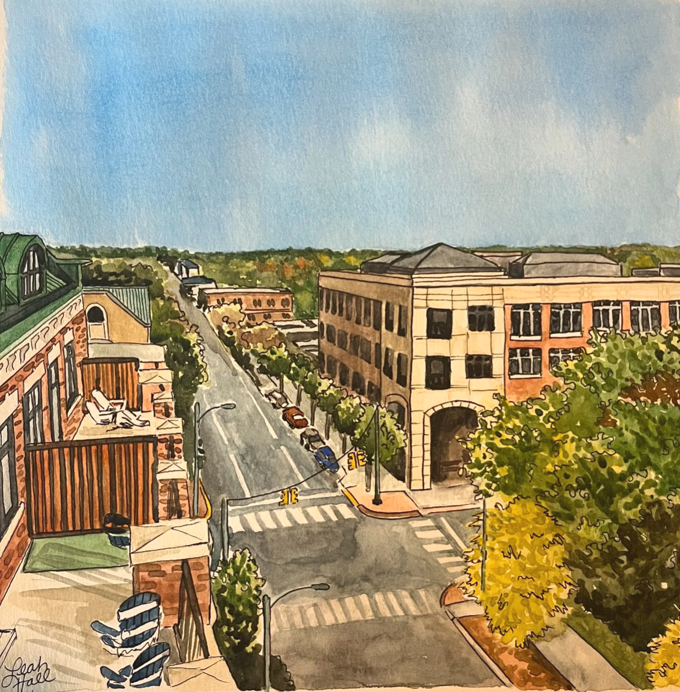 Looking East down Front Street - Traverse City