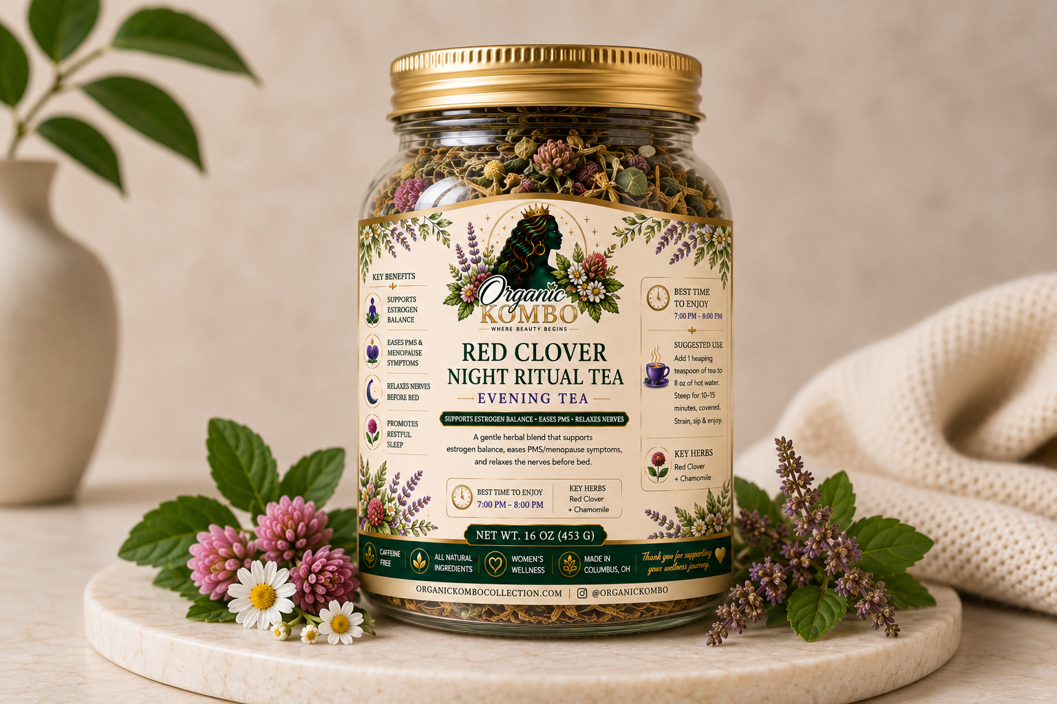 Red Clover Night Ritual Tea Blend