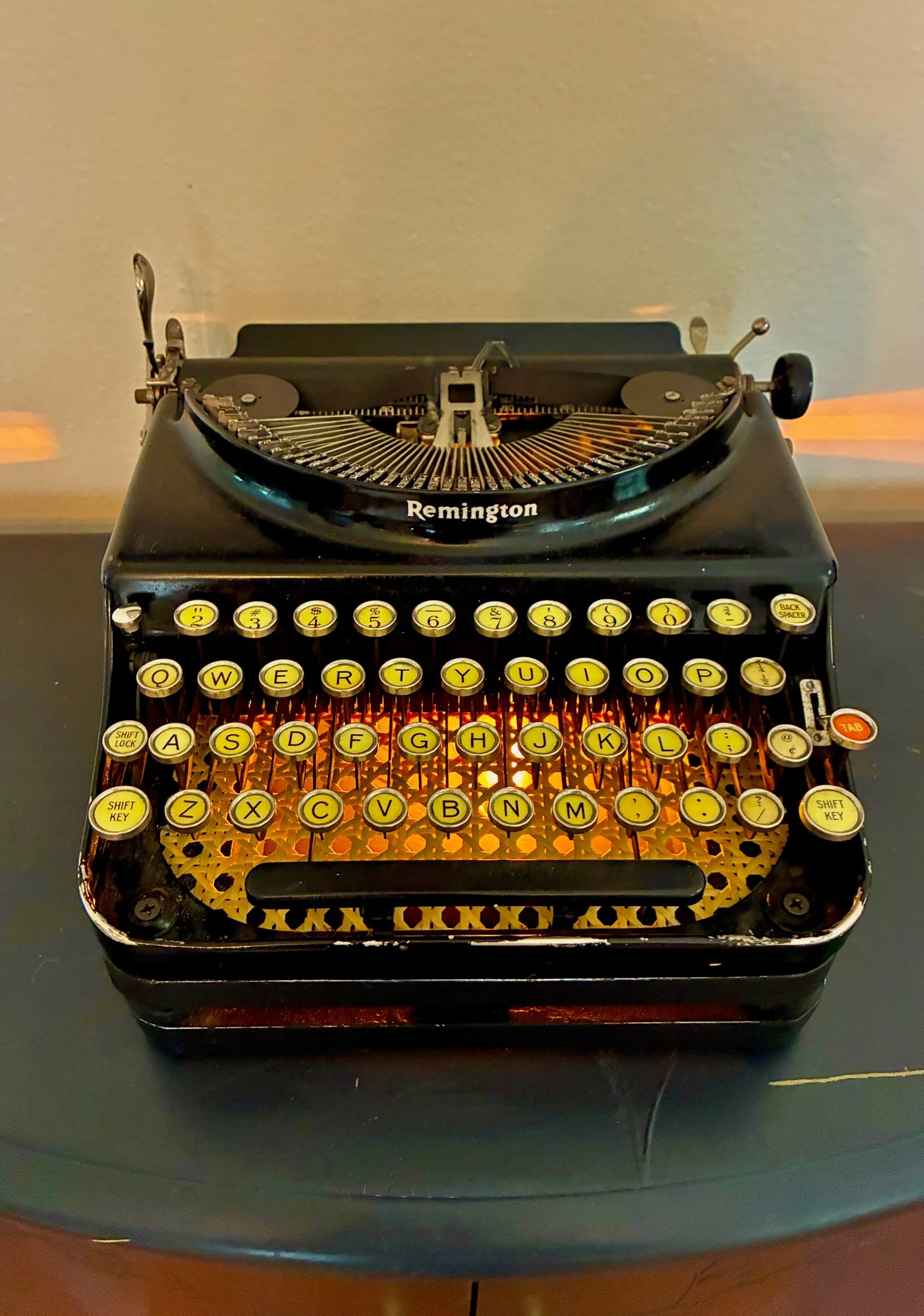 1931 Remington Portable Typewriter Desk Lamp