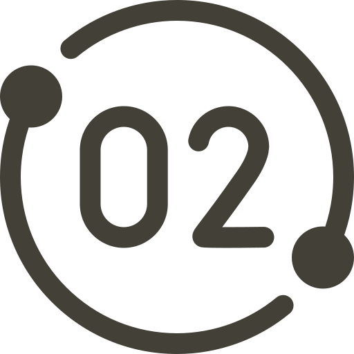 An icon representing the computer science concept of 'HTTP 2', with the number 2 inside a circle and connected nodes.
