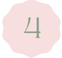 Number four in green on a pink background