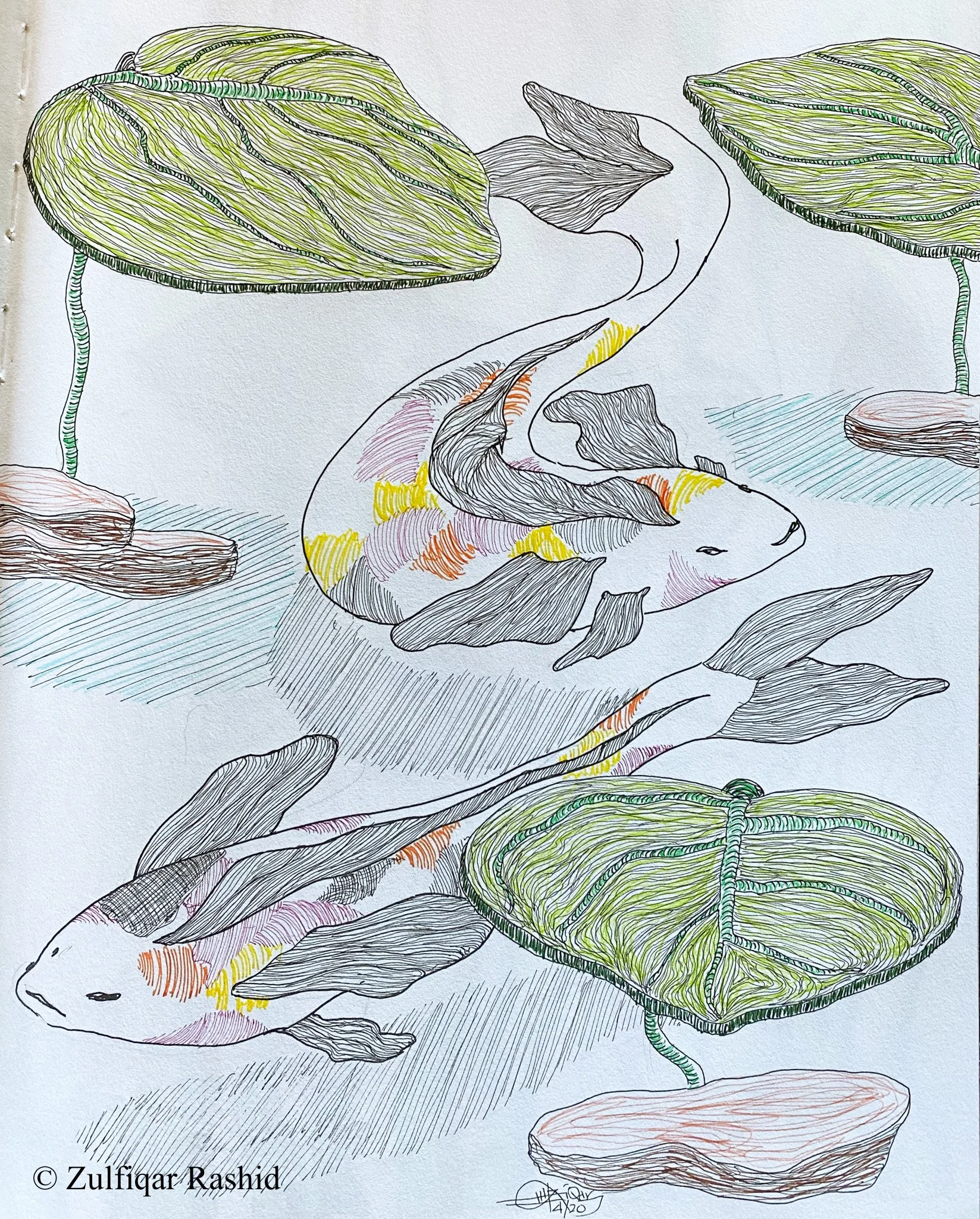 Fishes #6 (8.5x11)
