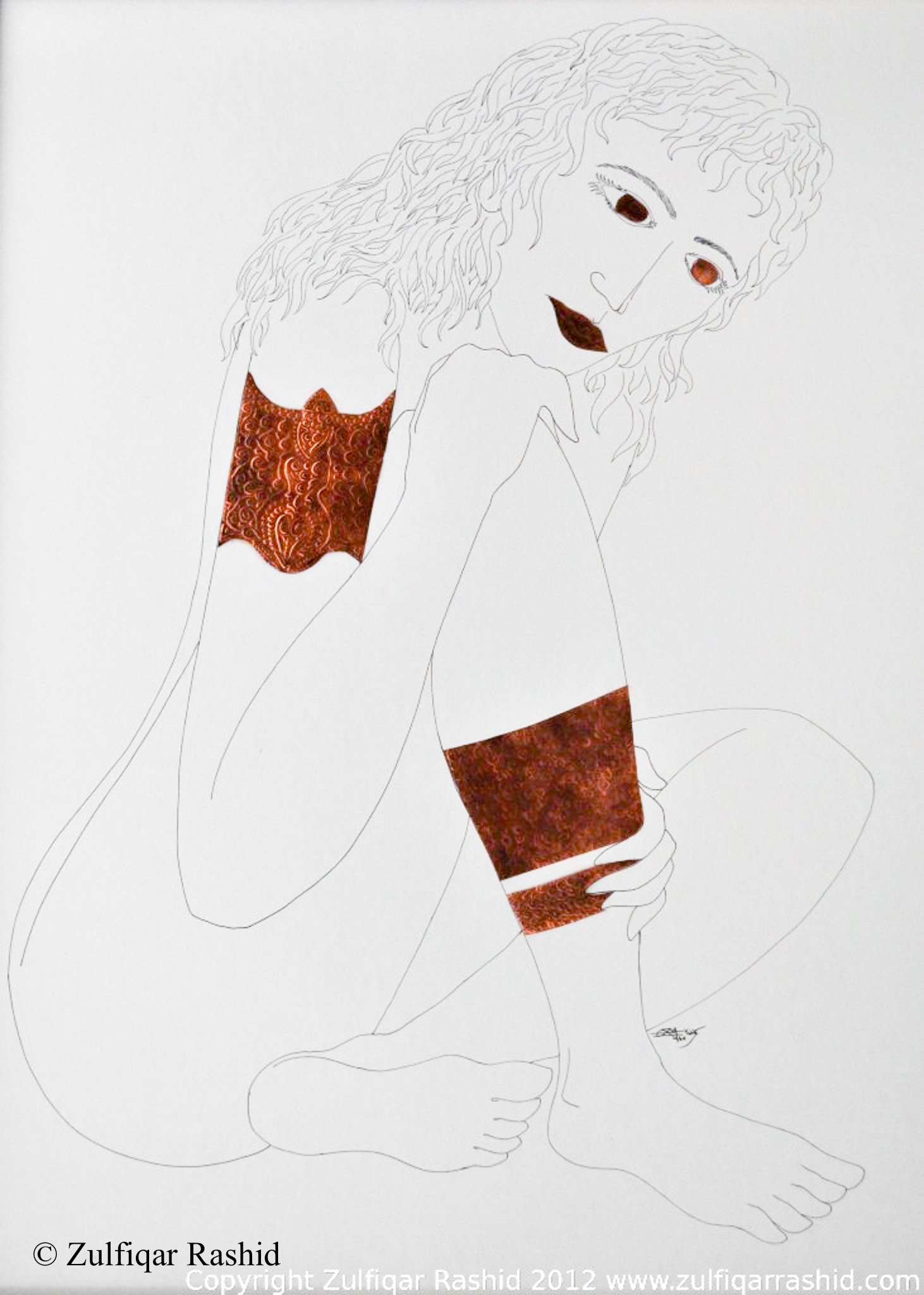 Woman in Copper #7 (30x20)