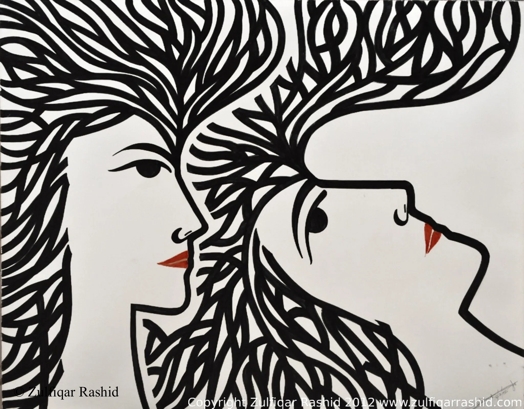 Two Faces #5 (20x30)