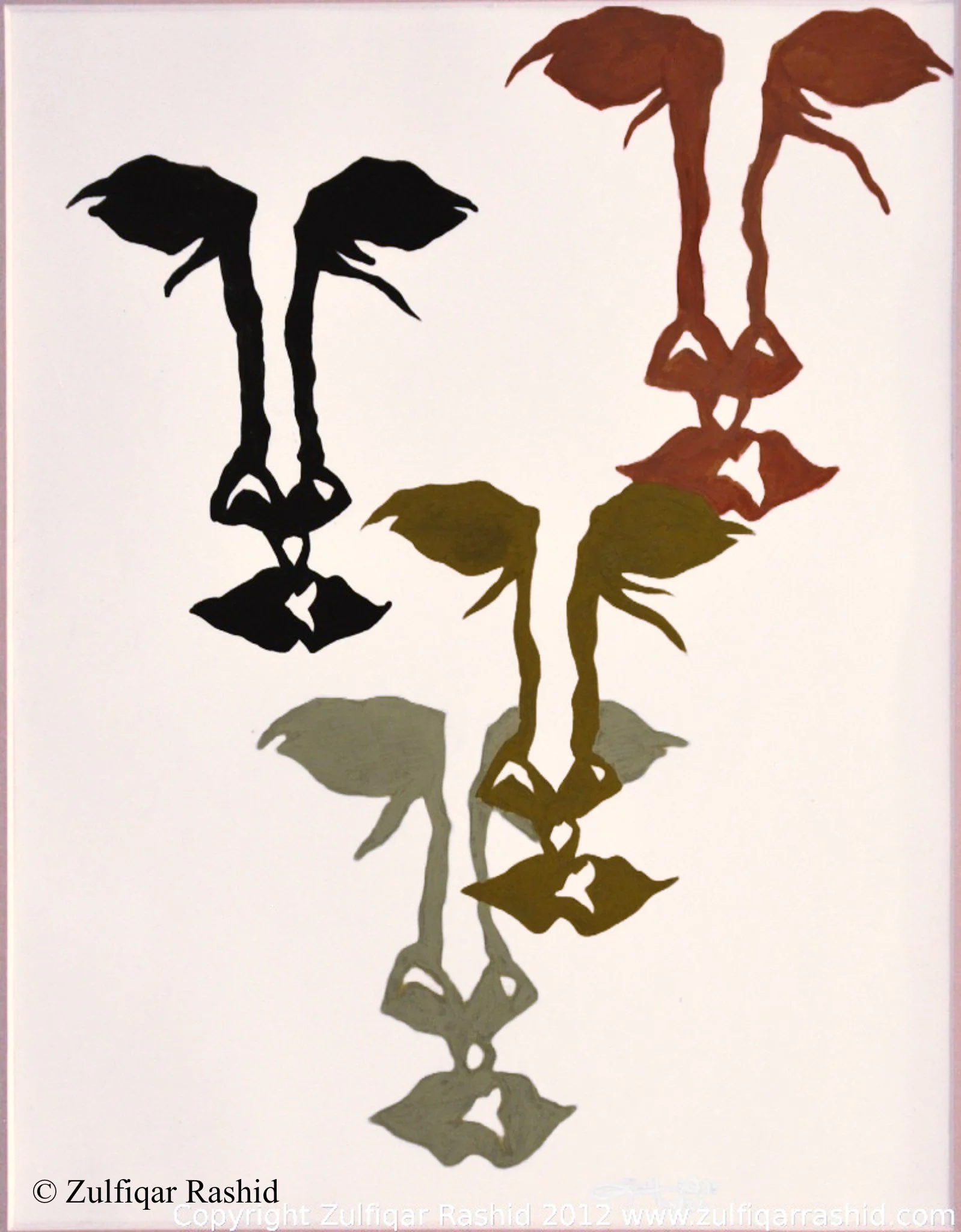 Four Faces (20x16)