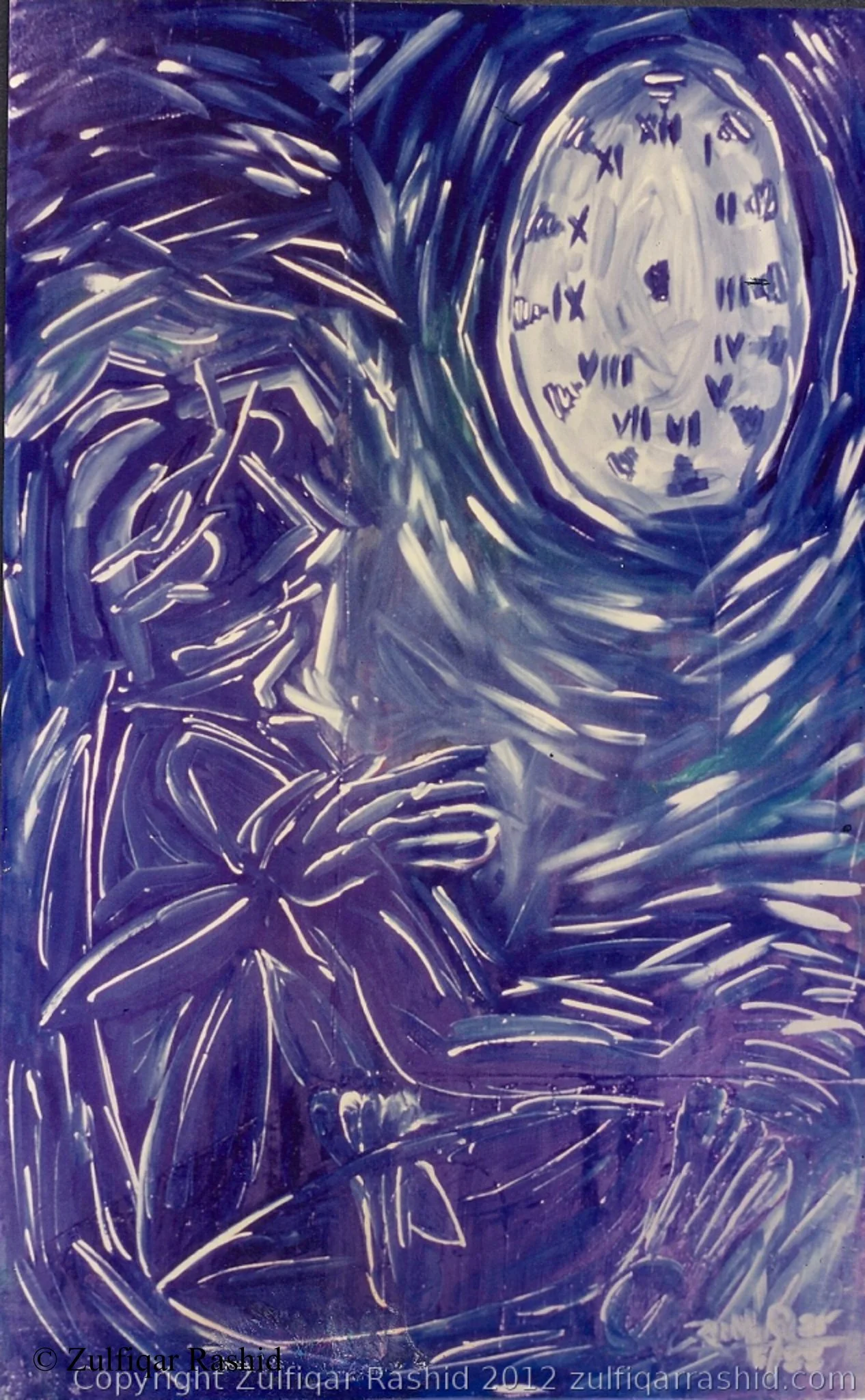 The Waiting I (48x24)