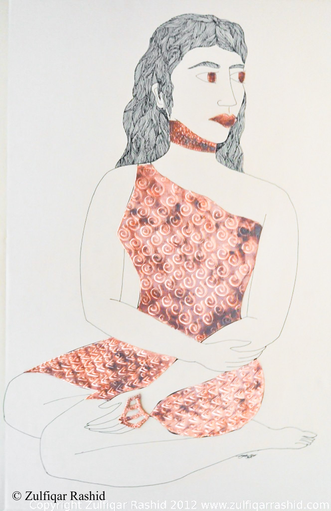 Woman in Copper #3 (20x30)
