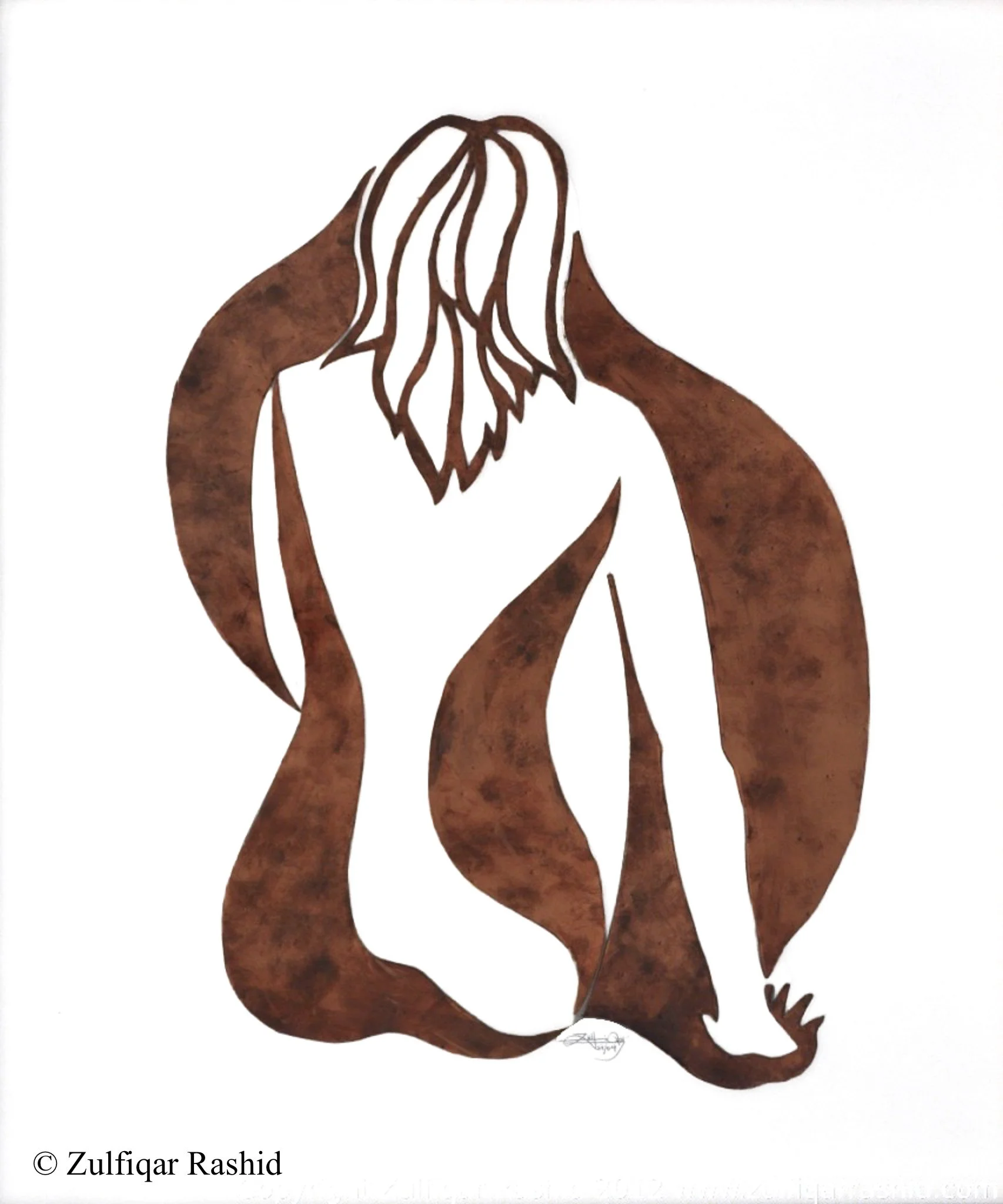 Woman in Copper #14 (16x20)
