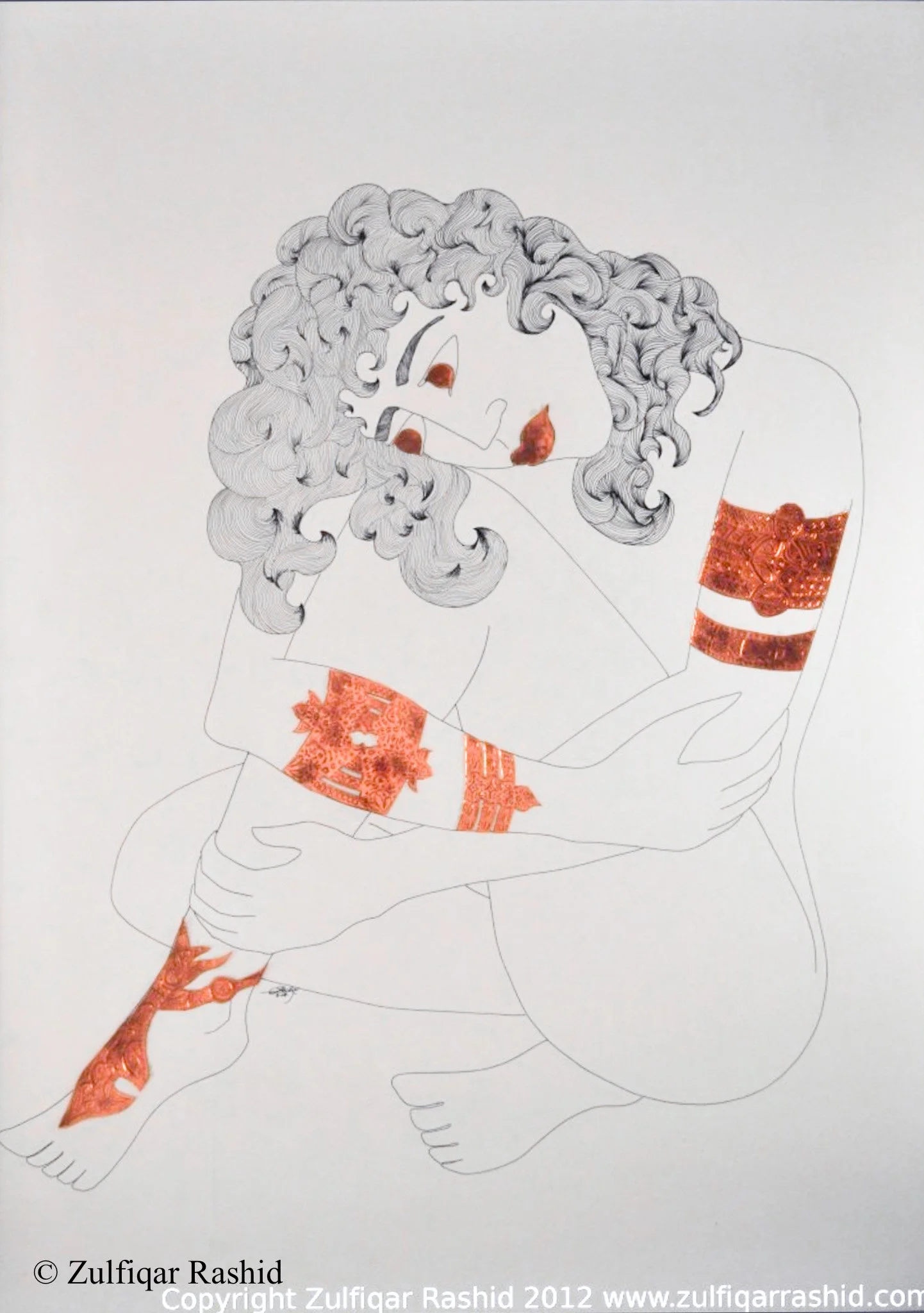 Woman in Copper #1 (40x30)