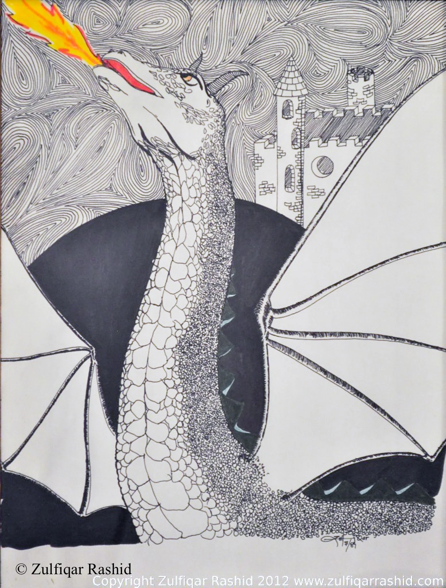 Dragon #2 (8.5x11)