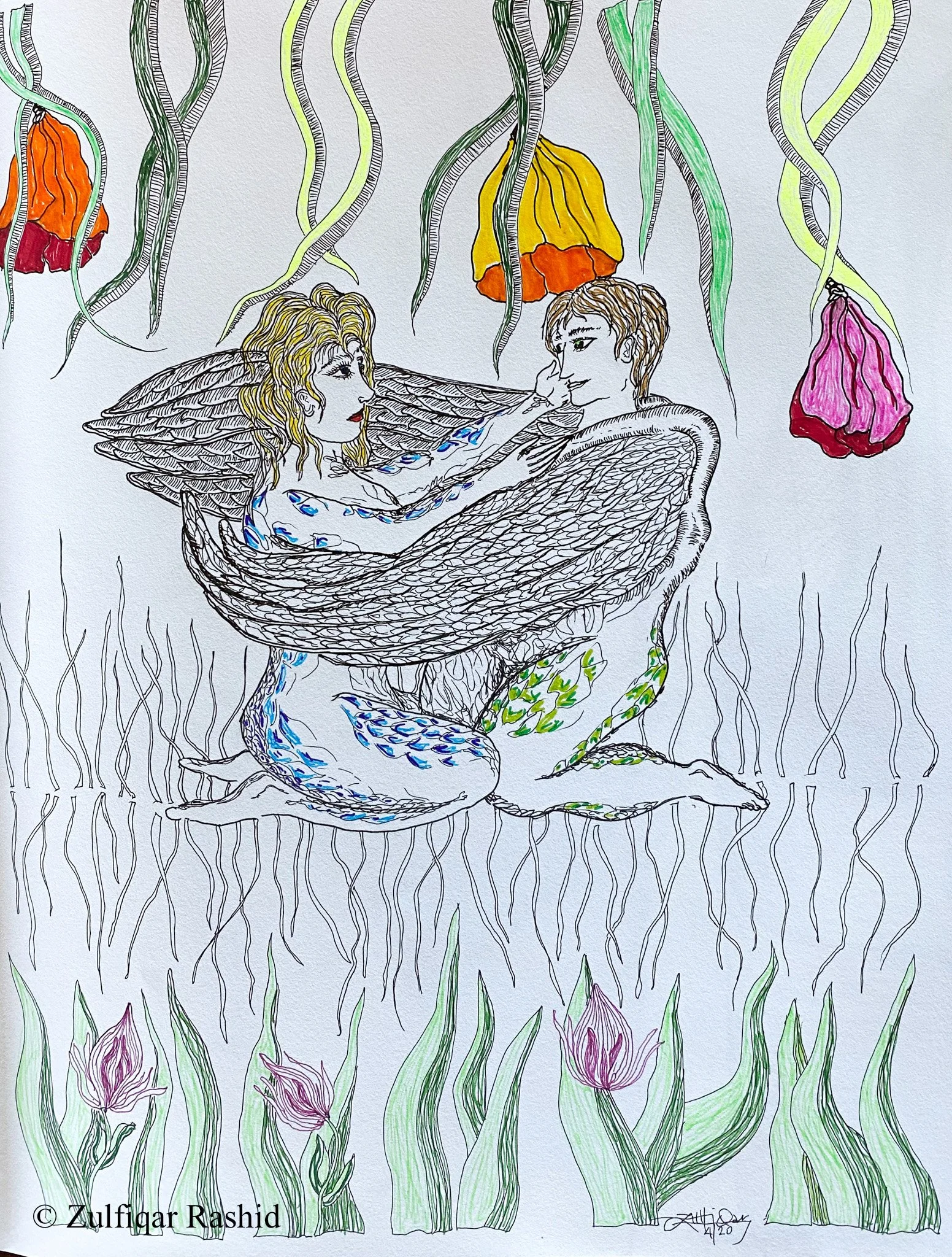 Winged Love (8.5x11)