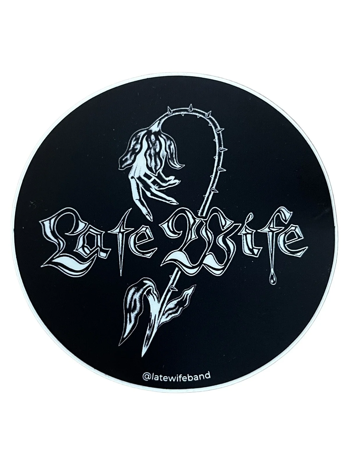Late Wife Sticker