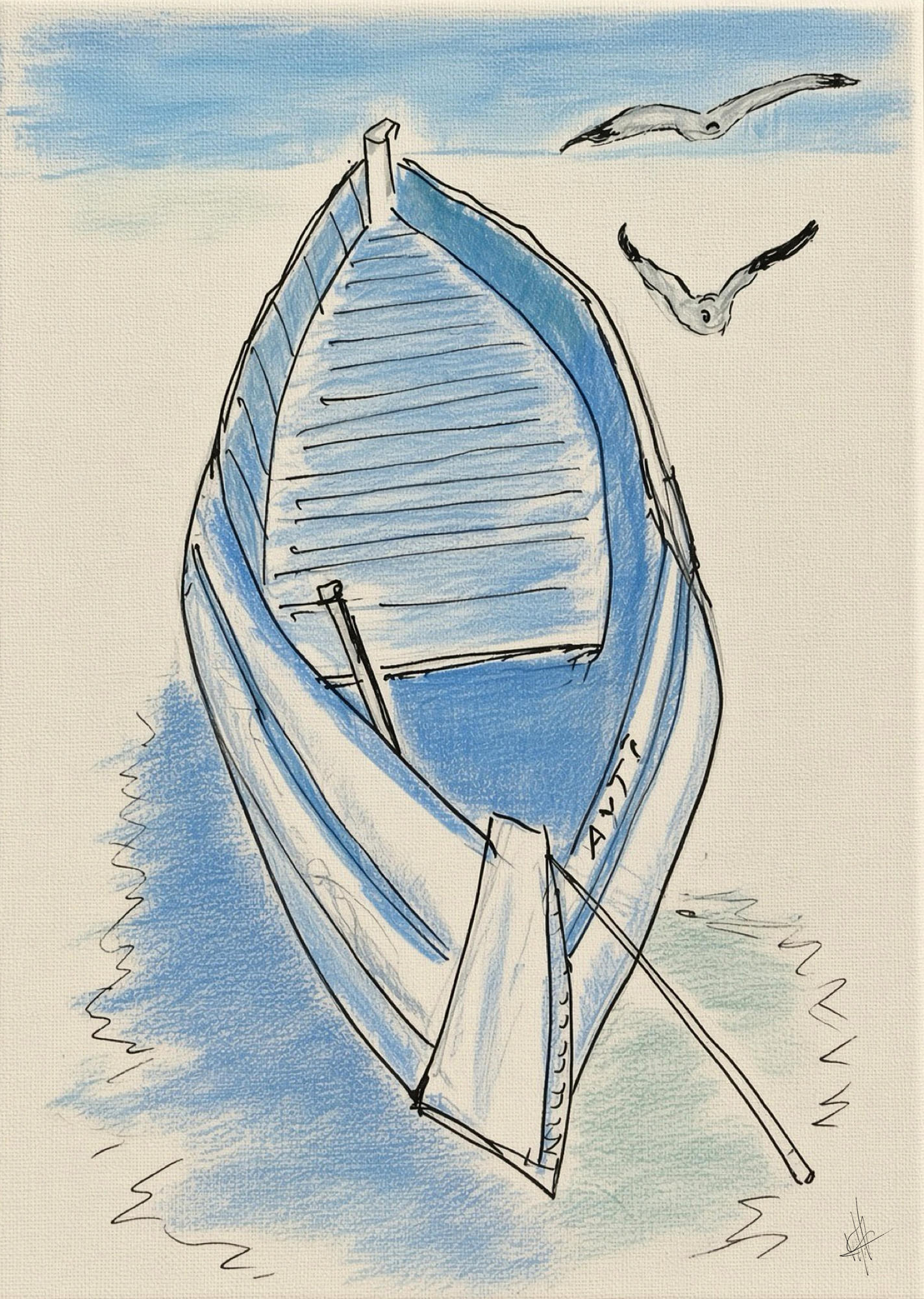 BLUE SKIFF