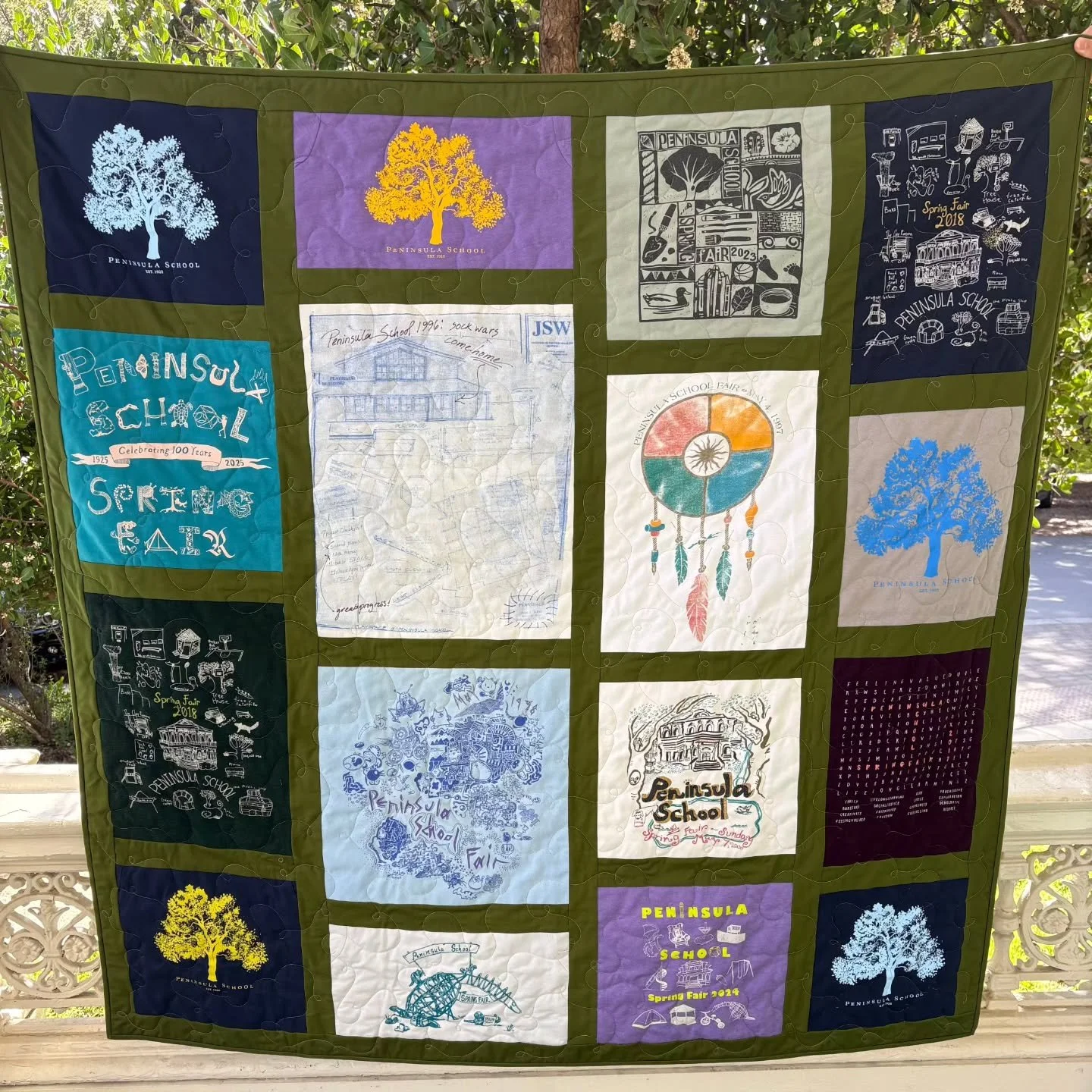 A couple recent T-shirt quilts...still my most requested commission. 👕

#quilting #quiltersofinstagram #memoryquilt #tshirtquilt