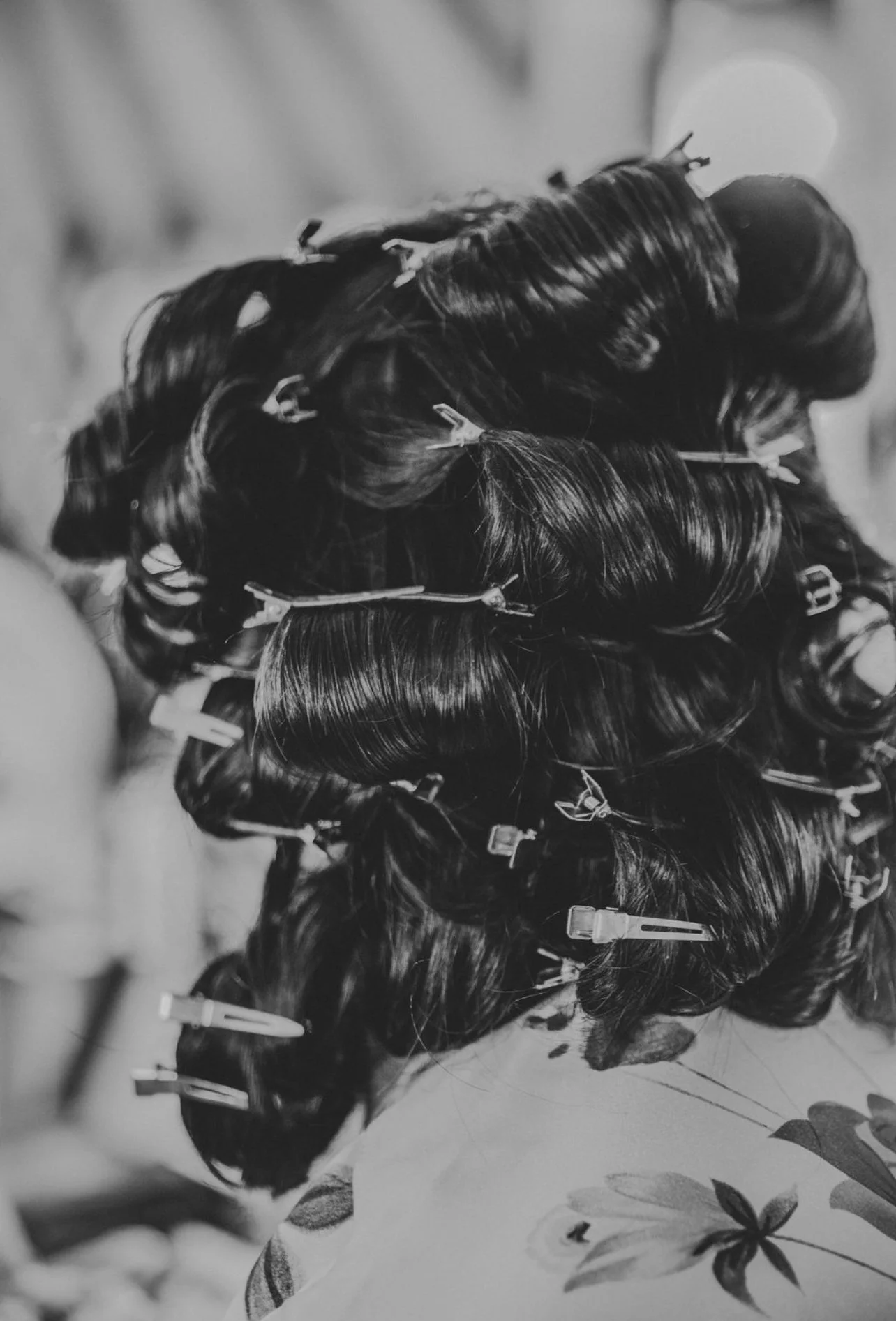 Bridal Wedding Hair Curls