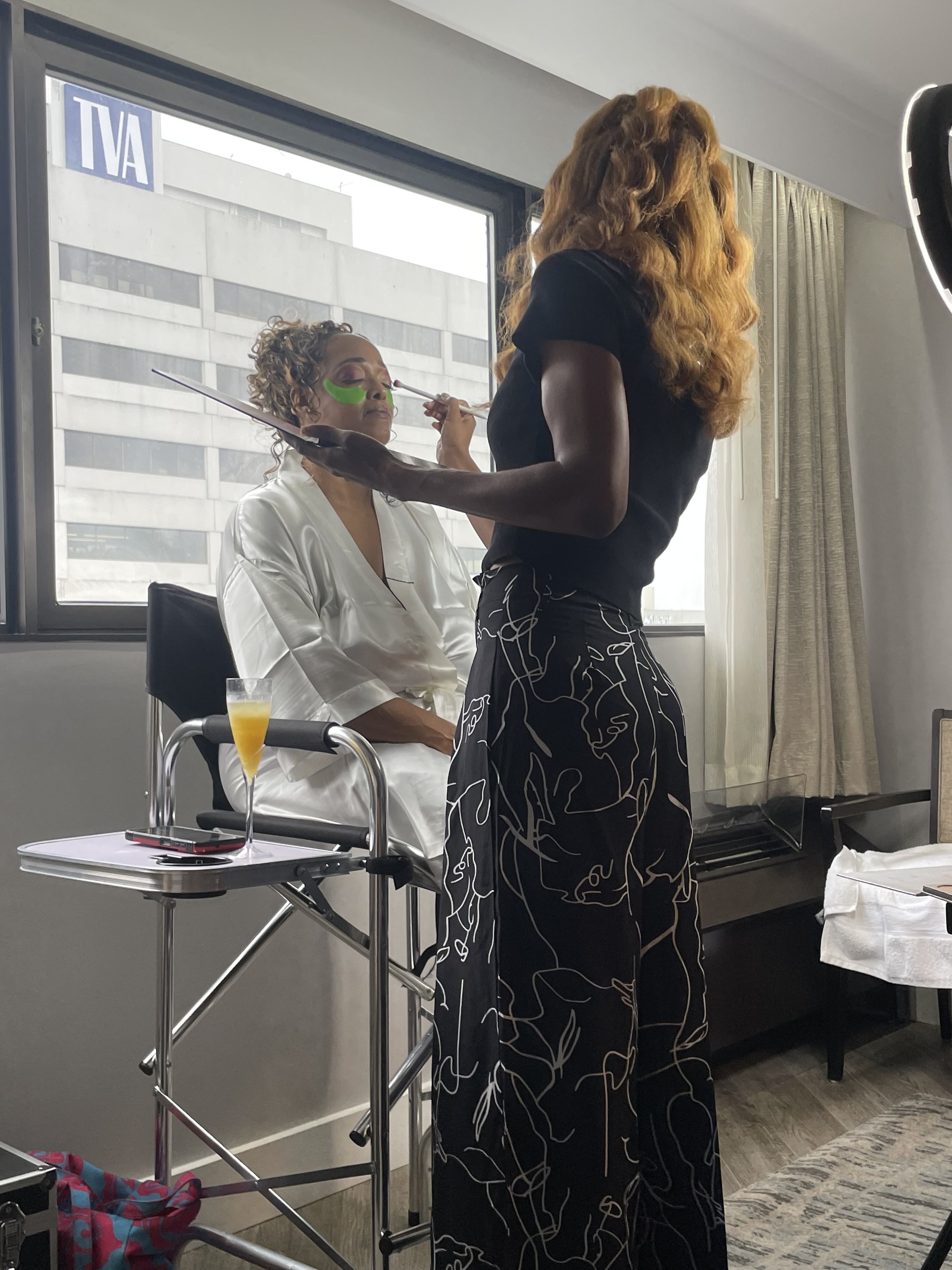 Bridal Makeup application Knoxville artist smokey mountains