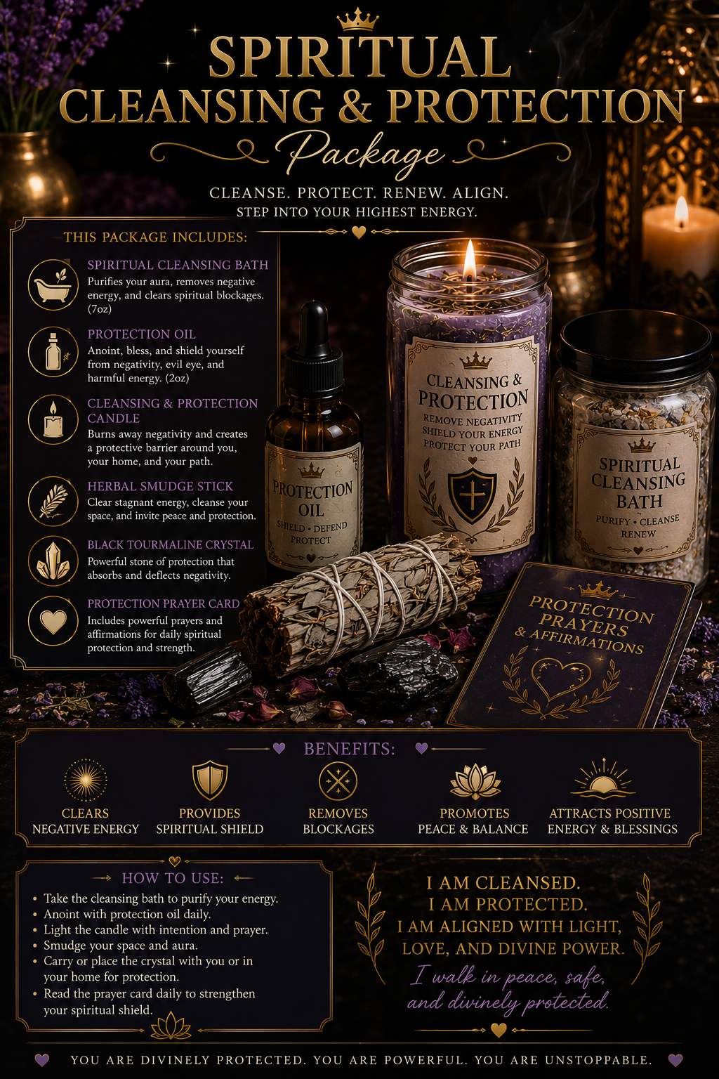 Spiritual Cleansing & Protection Package