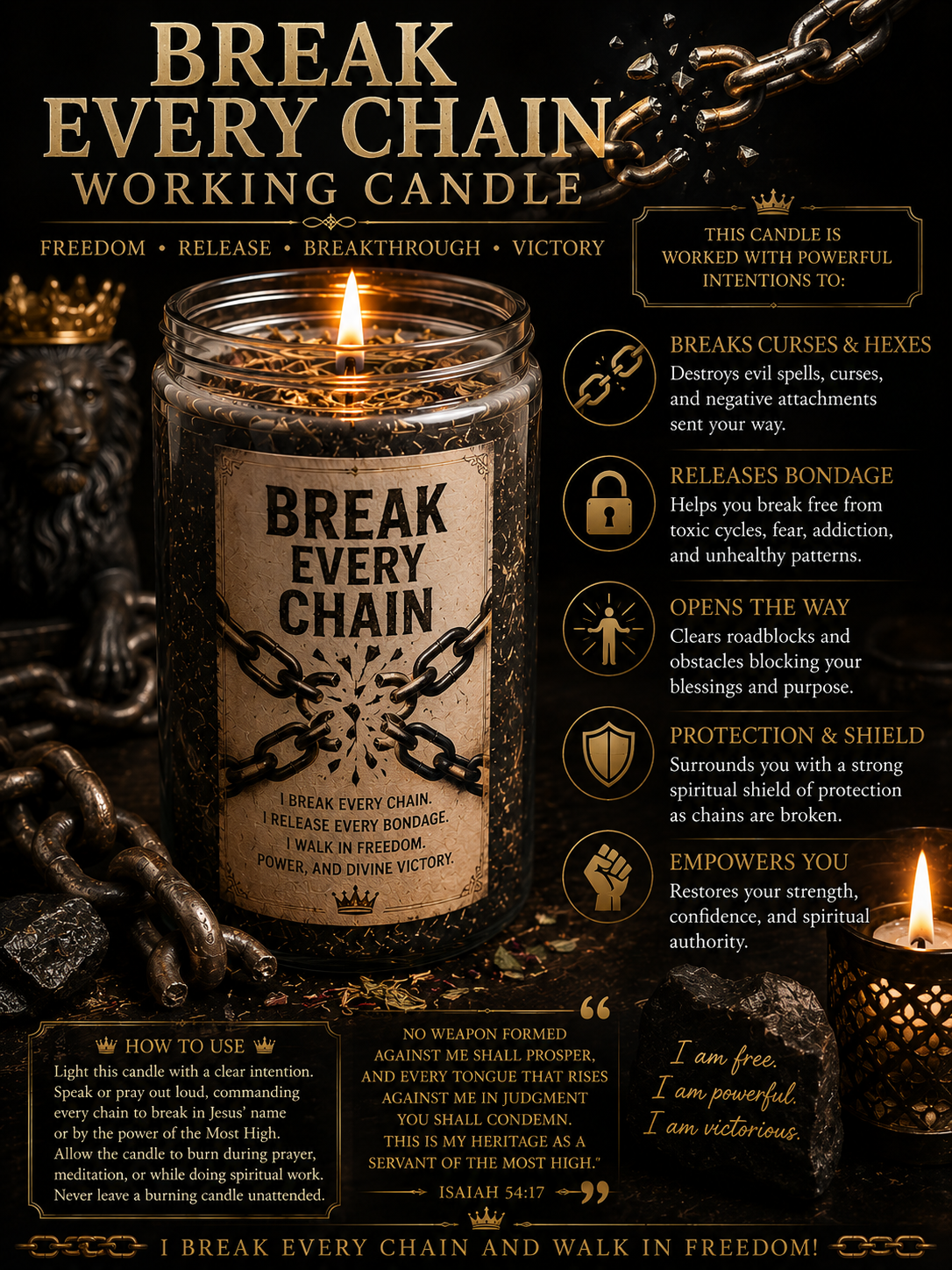 Break Every Chain Working