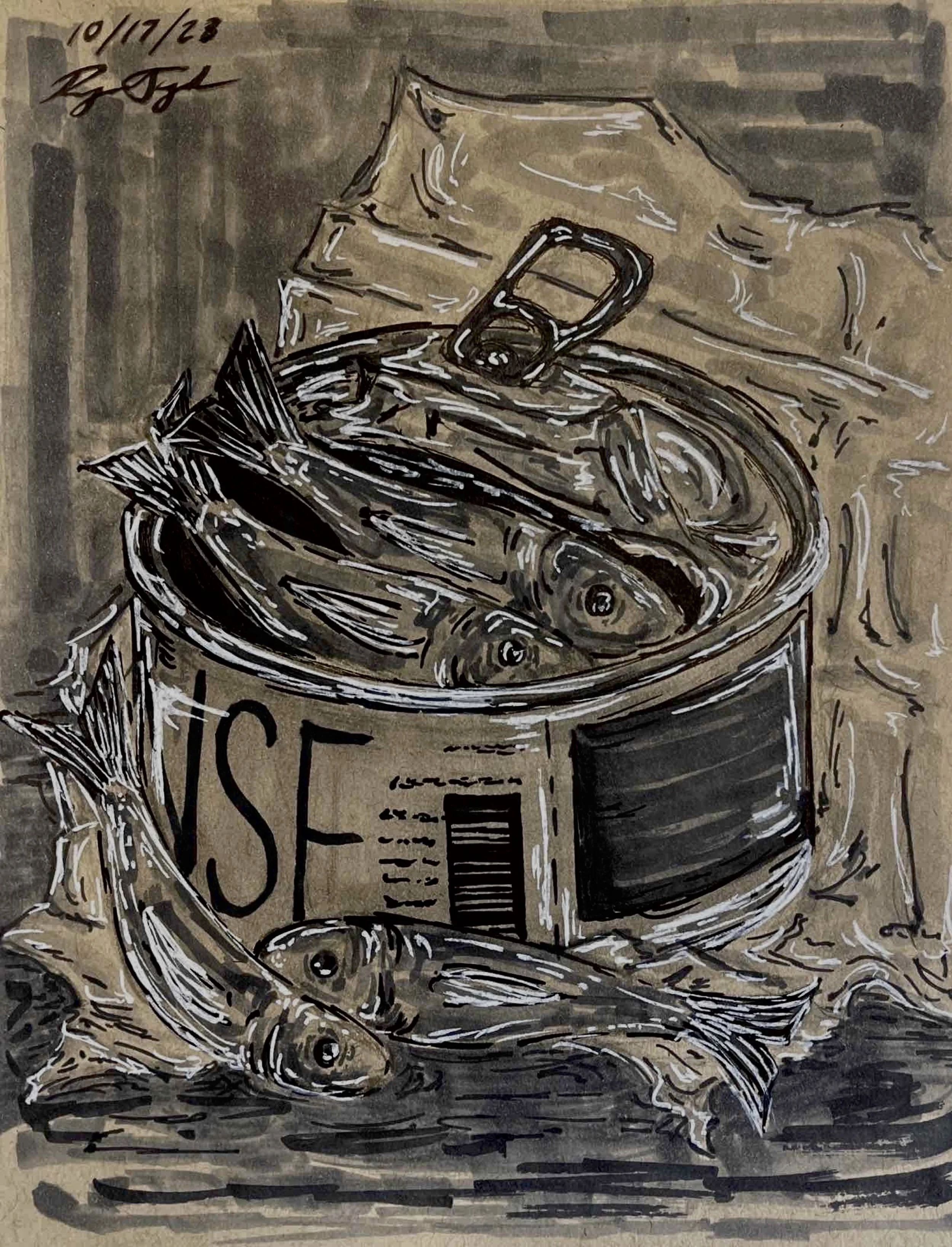 "Autonomy Pt. 4"
Alcohol and acrylic marker on paper