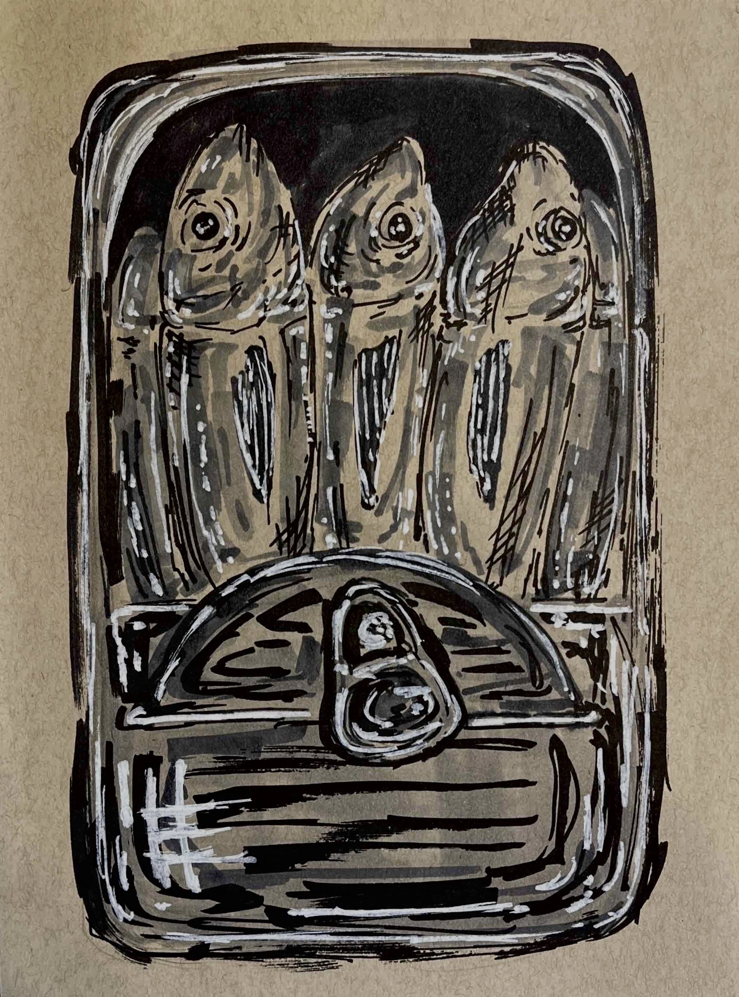 "Autonomy Pt. 2"
Alcohol and acrylic marker on paper