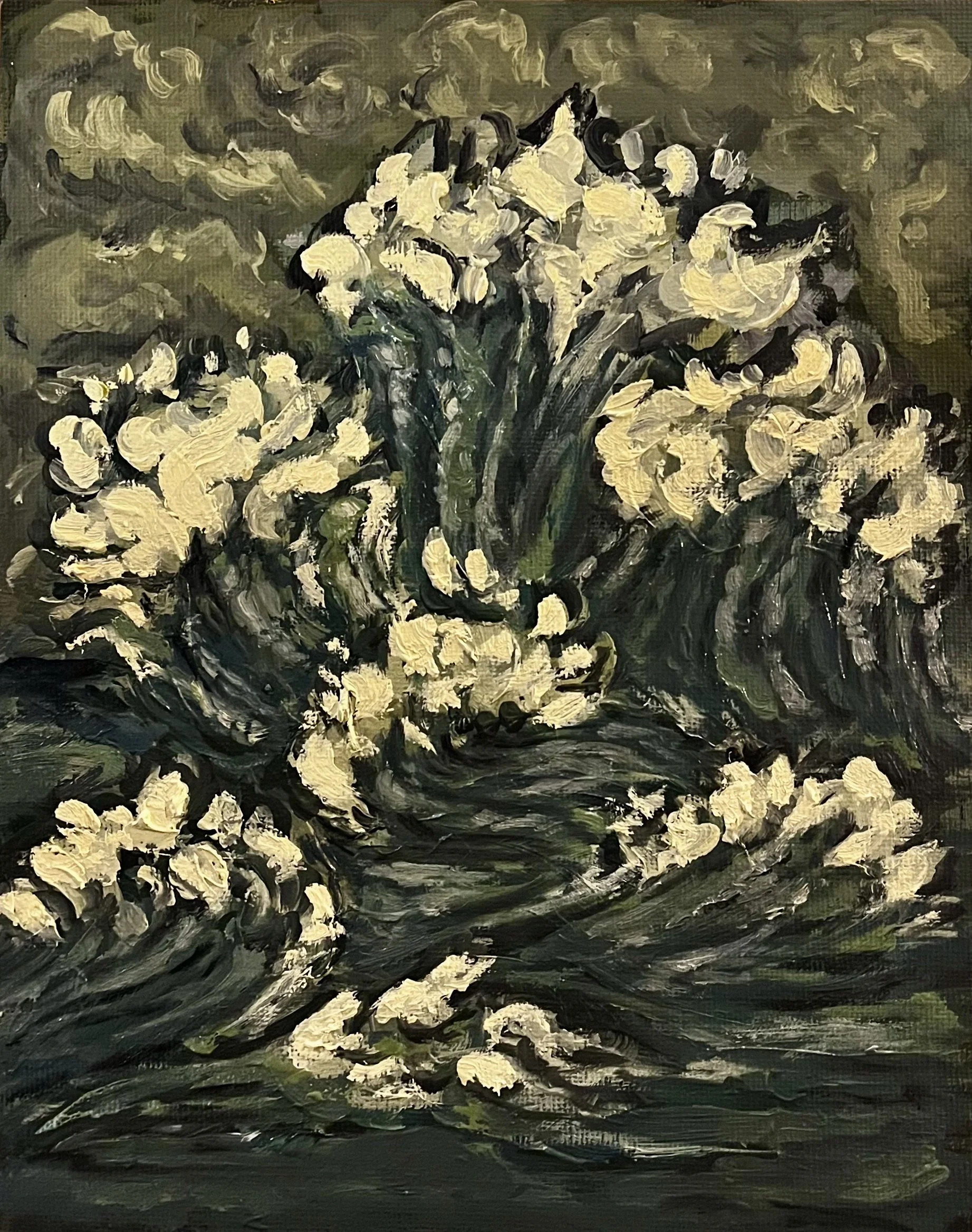 "Storm on the Sea"
Oil on canvas panel