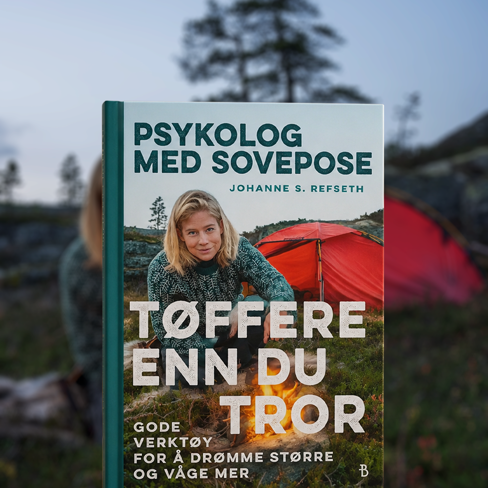 Johanne S. Refseth, best kjent som Psykolog med sovepose, er forfatteren bak boken Tøffere enn du tror.