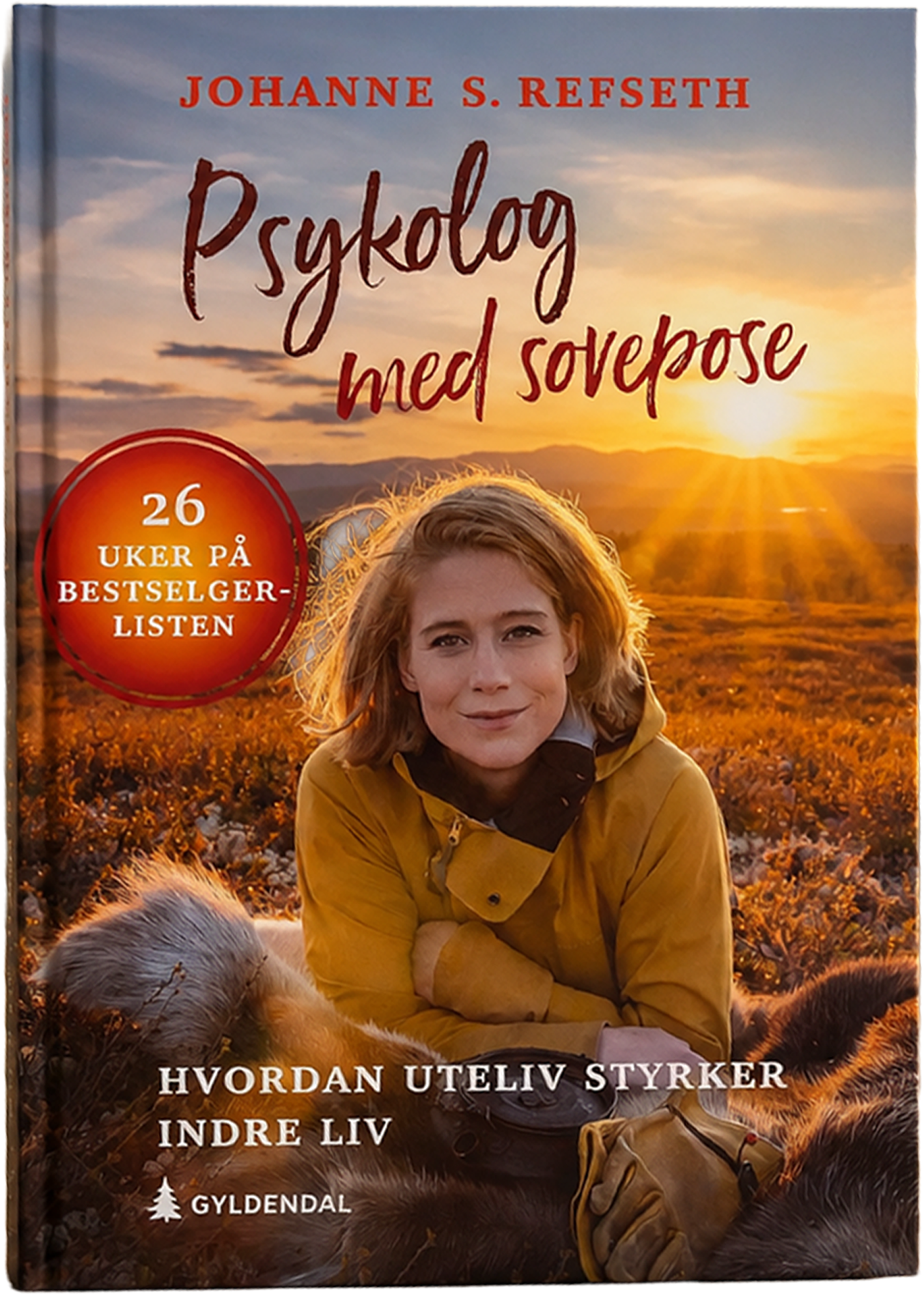 Johanne S. Refseth forfatter av boken Psykolog med sovepose, Hvordan utelivet styrker indre liv. Bestselger
