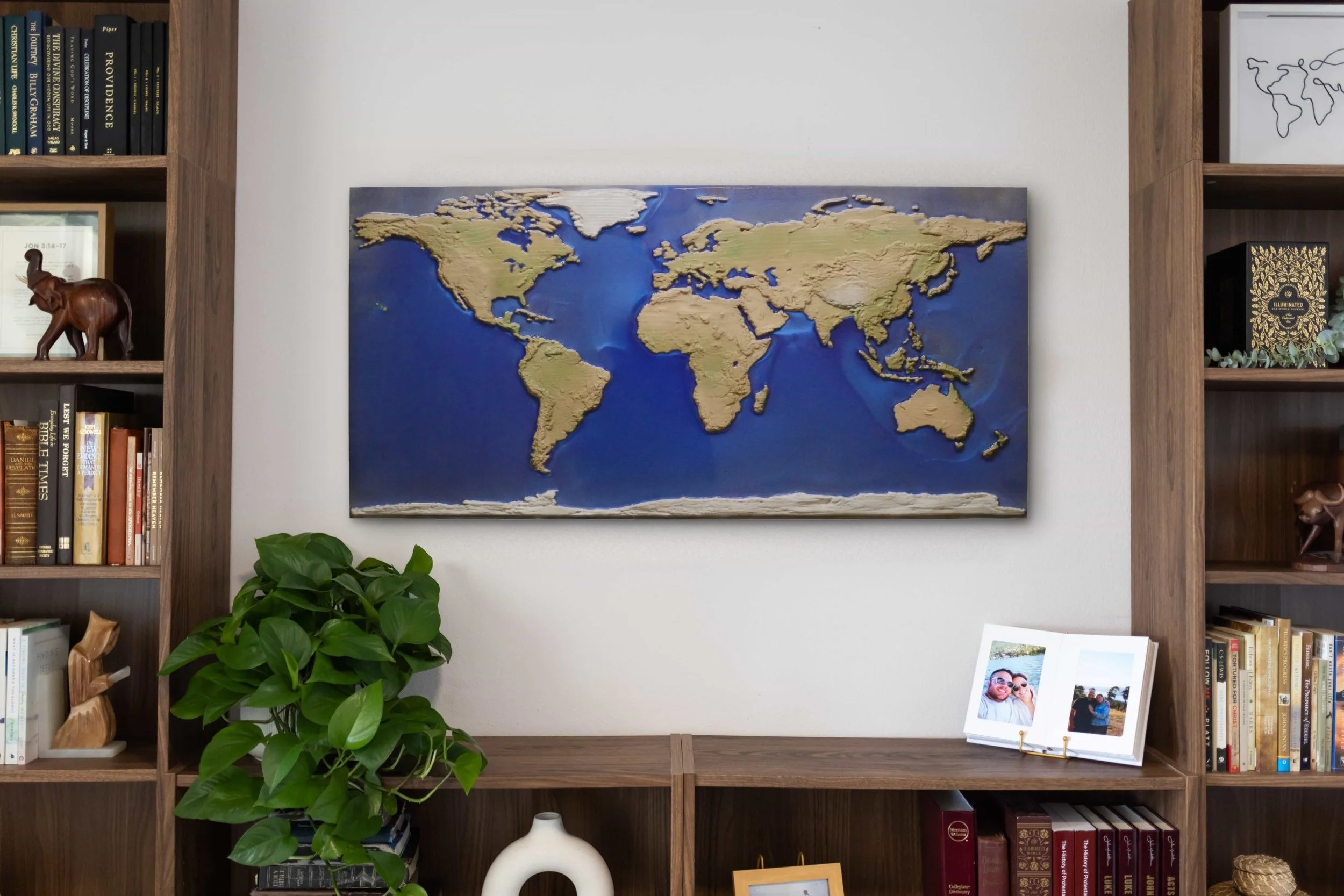 World Map on wall