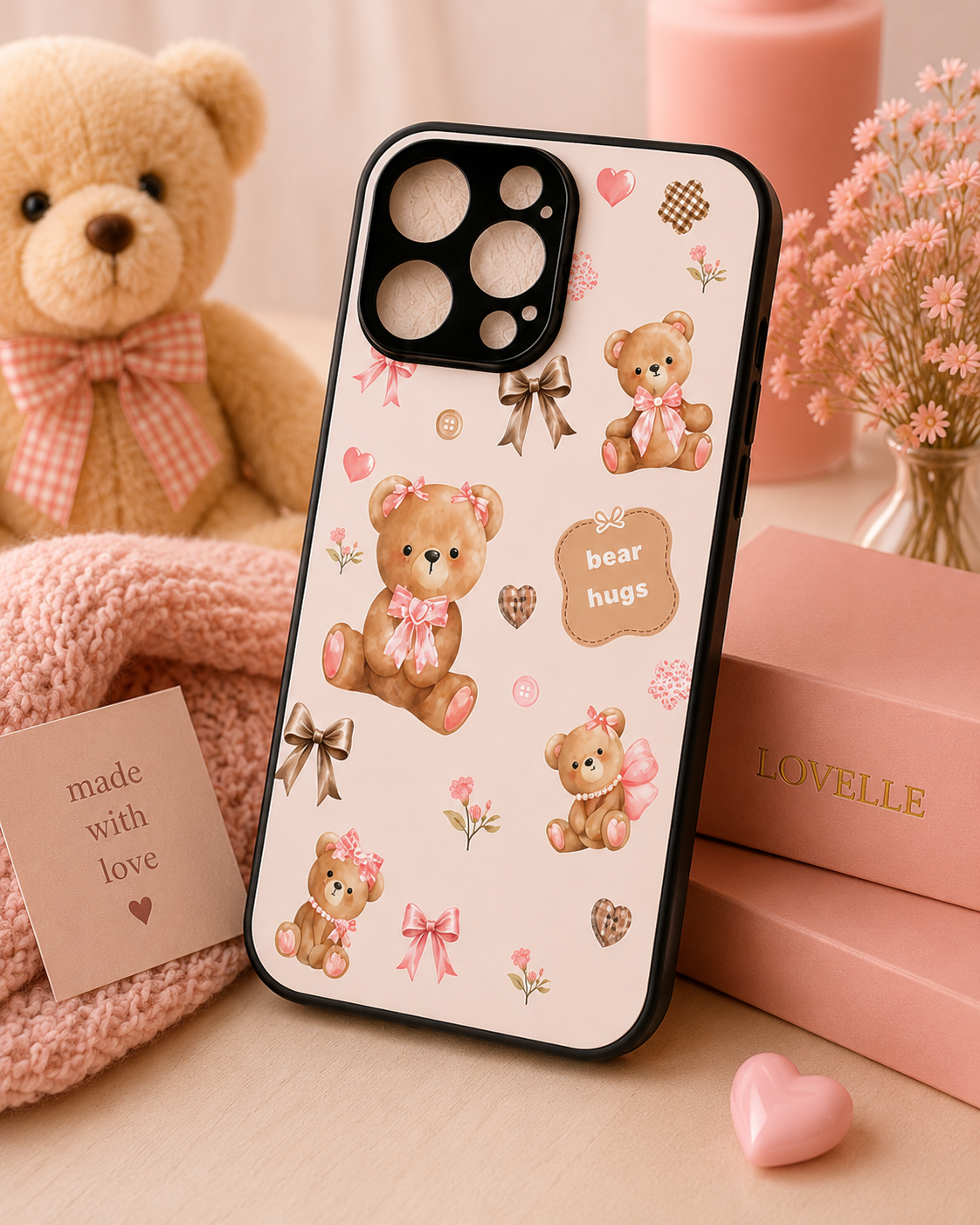 Teddy Love Bear iPhone Case