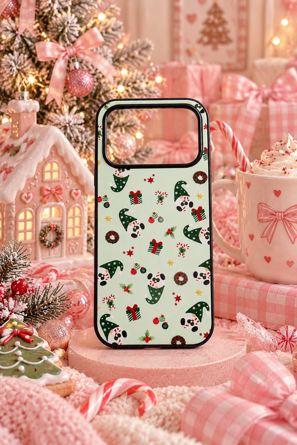 Pastel Christmas Gnome Phone Case Display.png