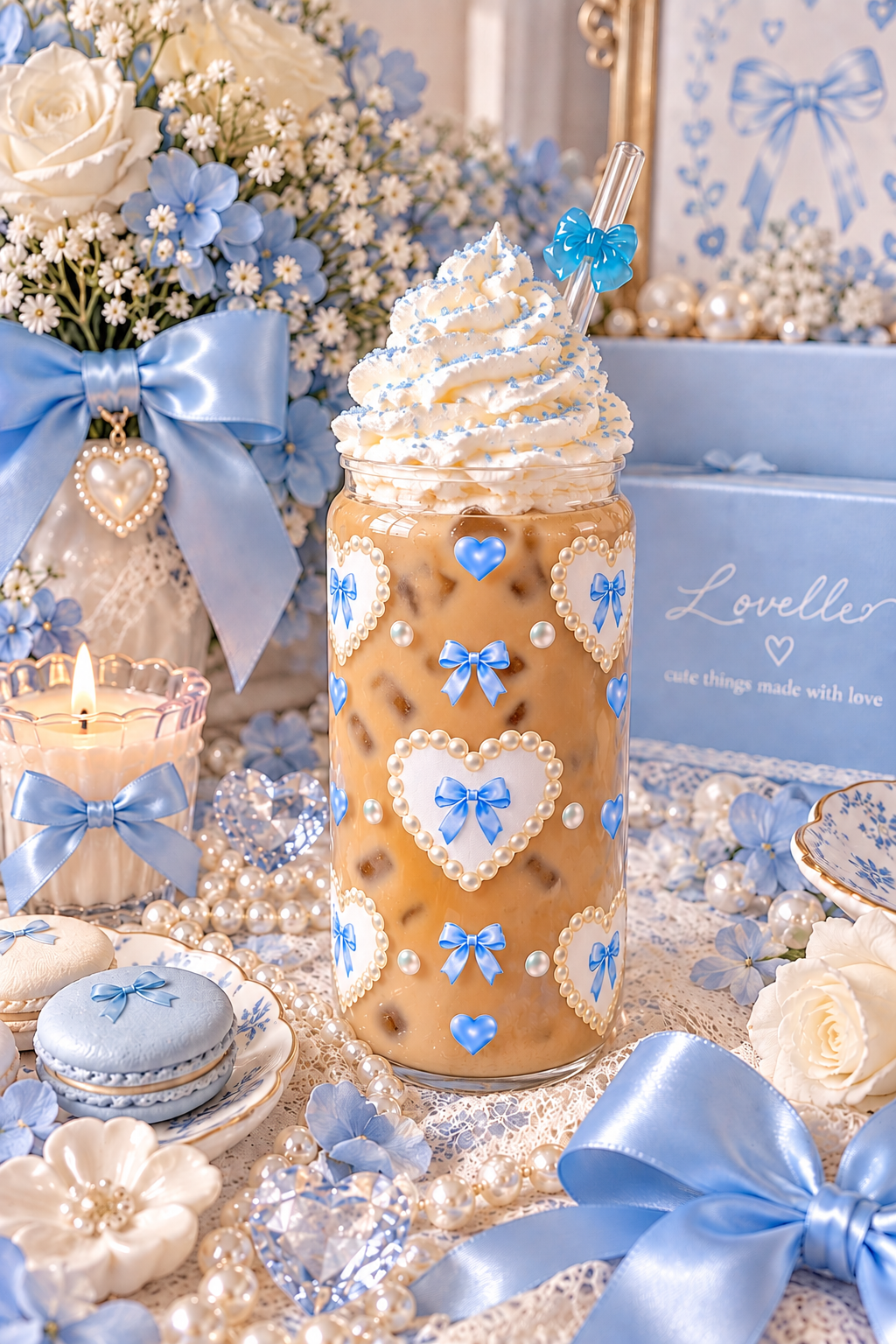Bluebelle Glass Cup