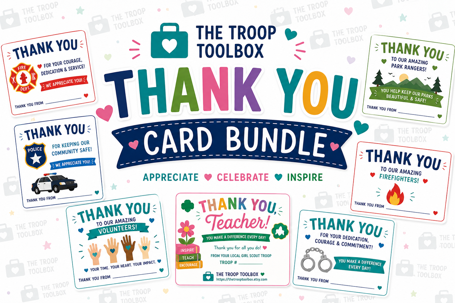 Thank You Card Bundle