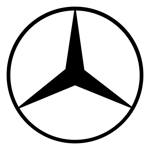 Mercedes-Benz logo with three pointed star inside a circle