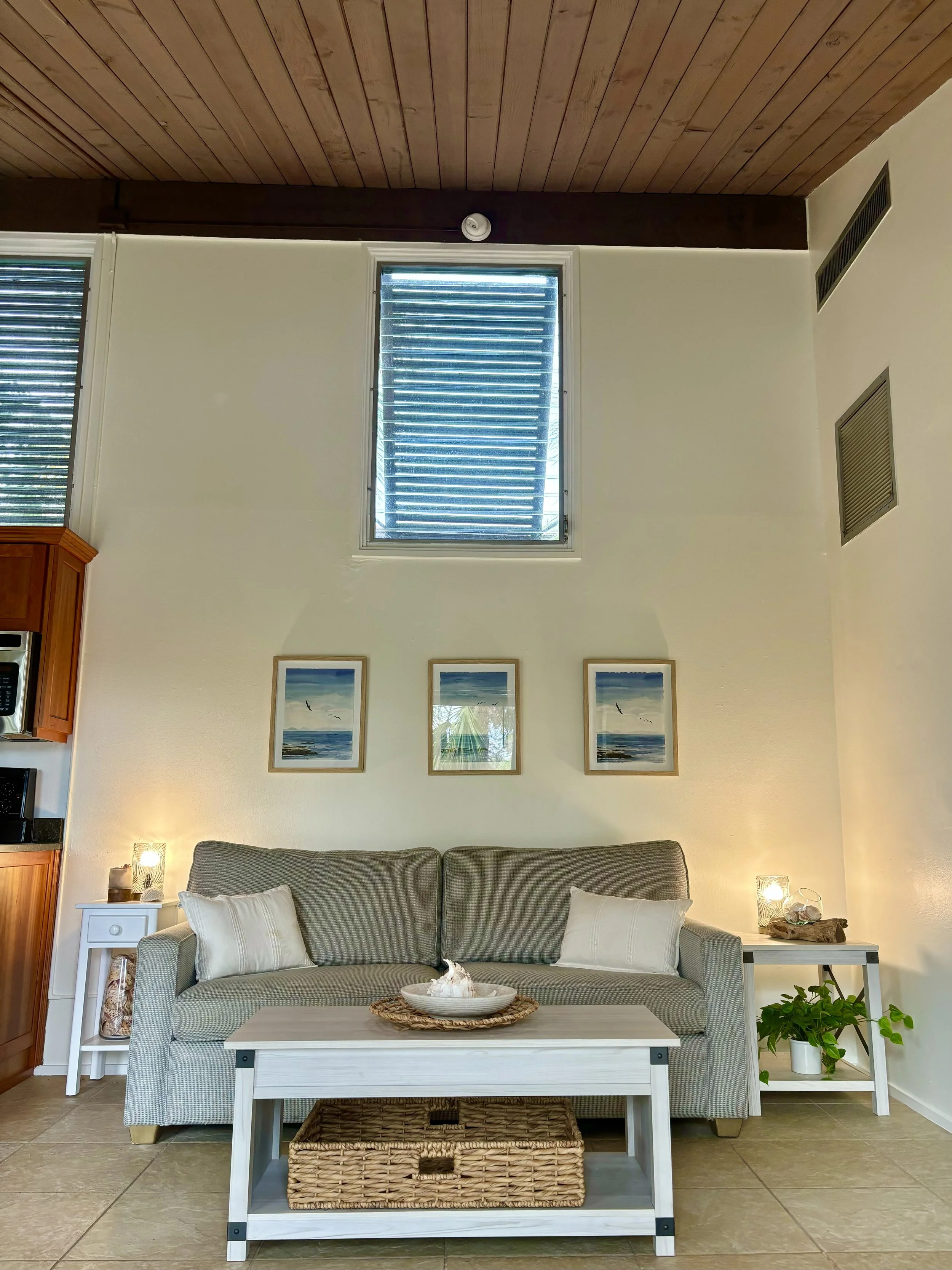 Coastal Condo Living Room