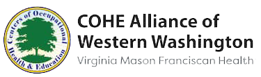 Logo of the COHE Alliance of Western Washington, featuring a tree and text.