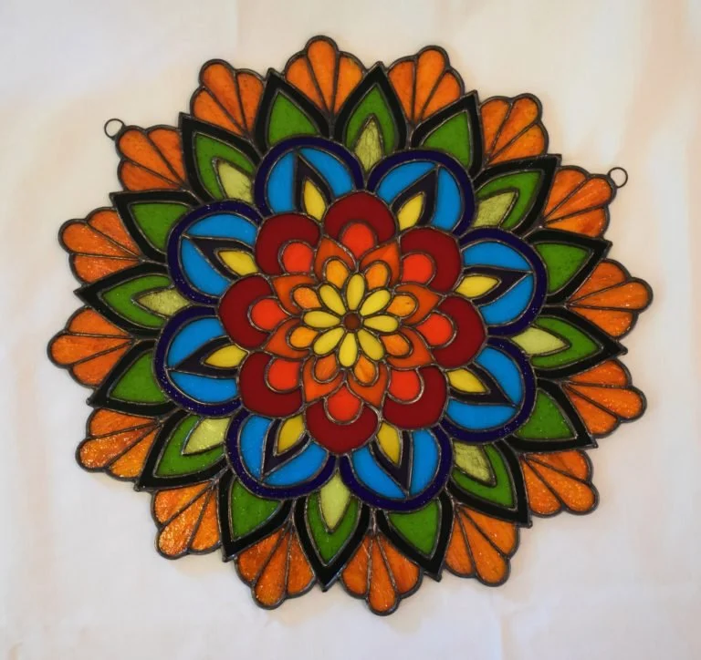 Stained glass mandala