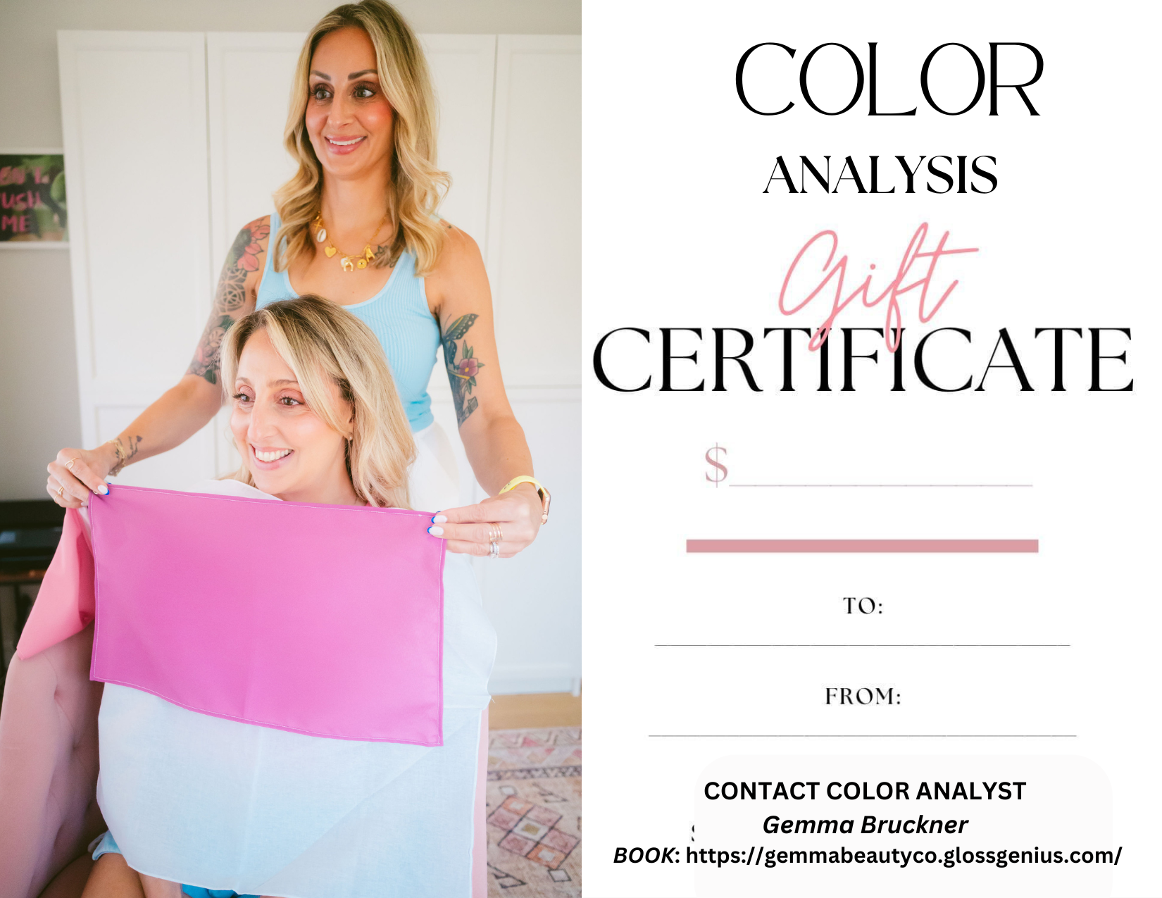 Color Analysis Gift Card