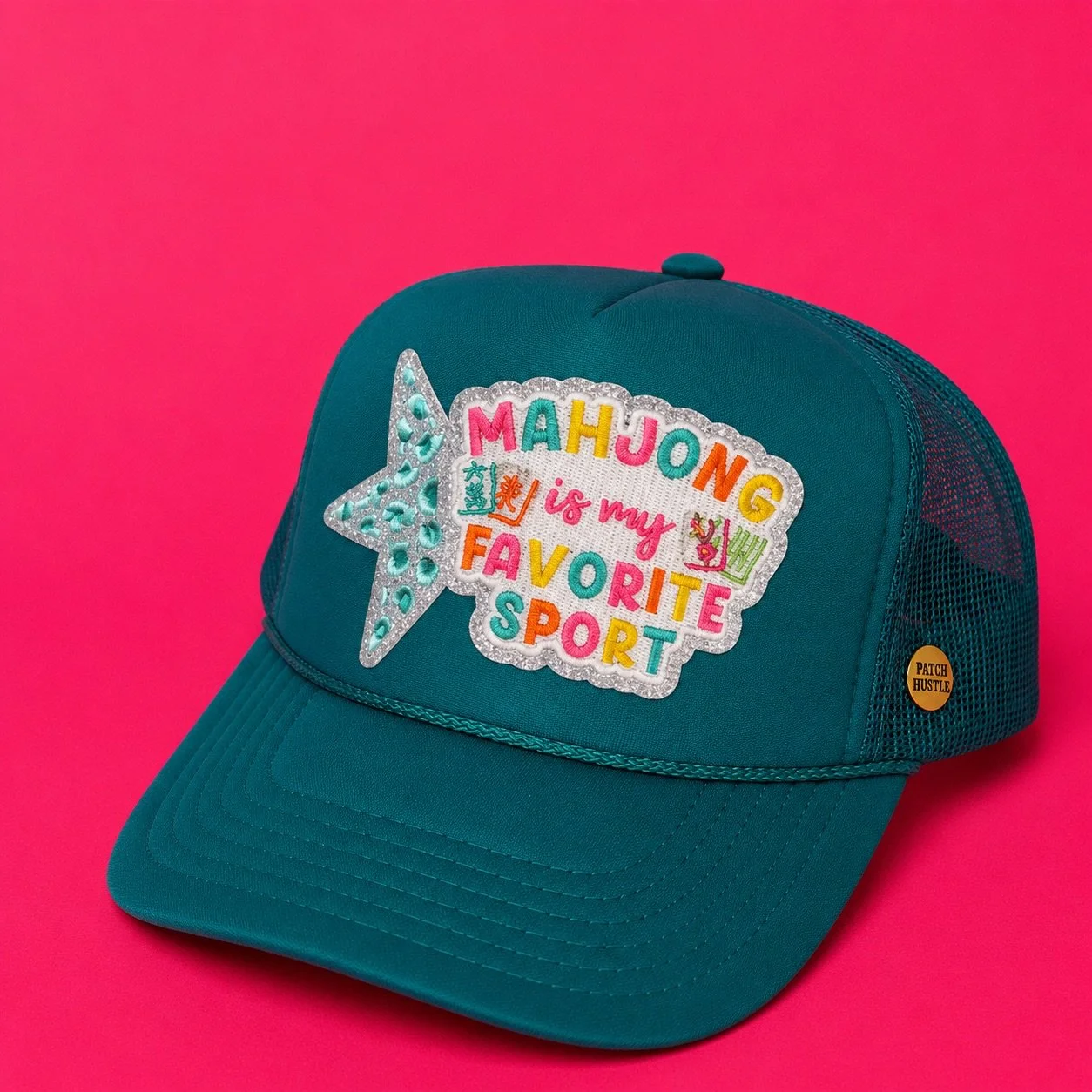 Mahjong Is My Favorite Sport Trucker Hat