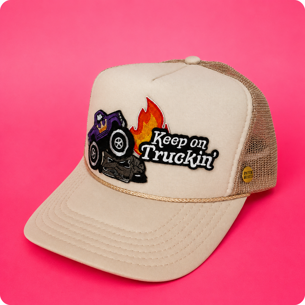 Keep On Truckin' Trucker Hat