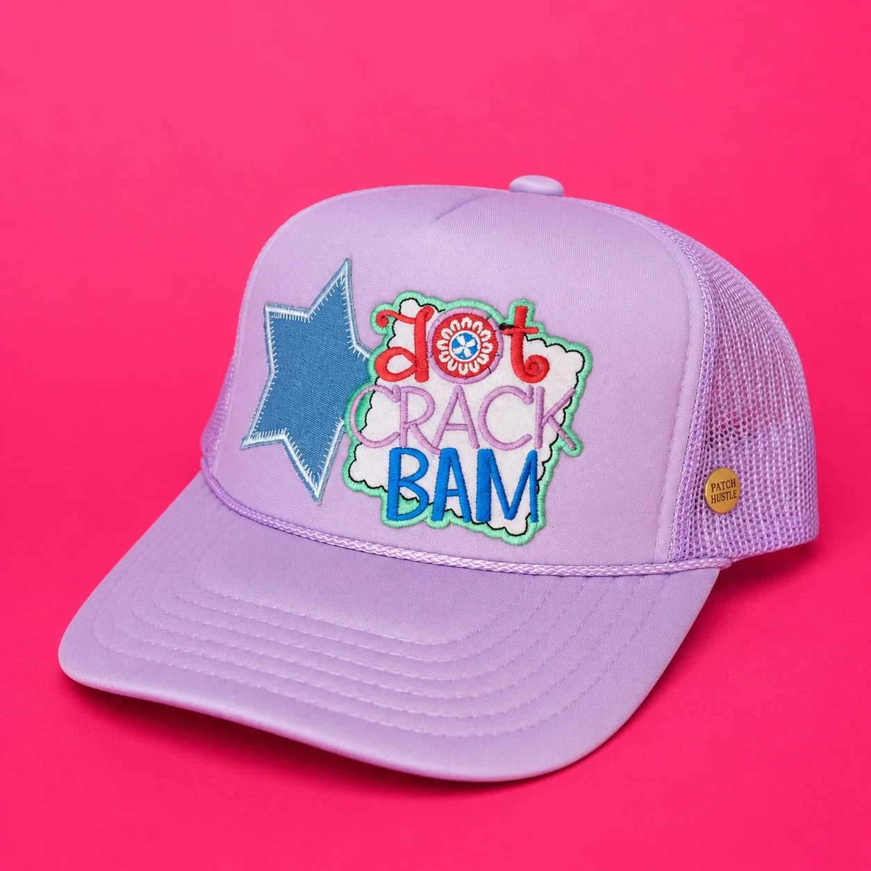 Dot Crack Bam Trucker Hat