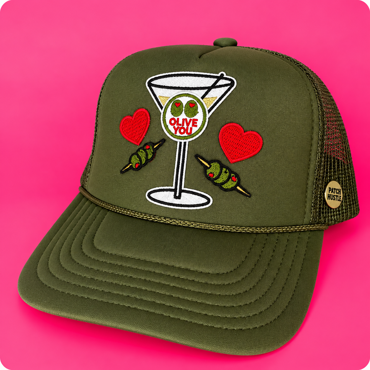 Olive YOU Trucker Hat
