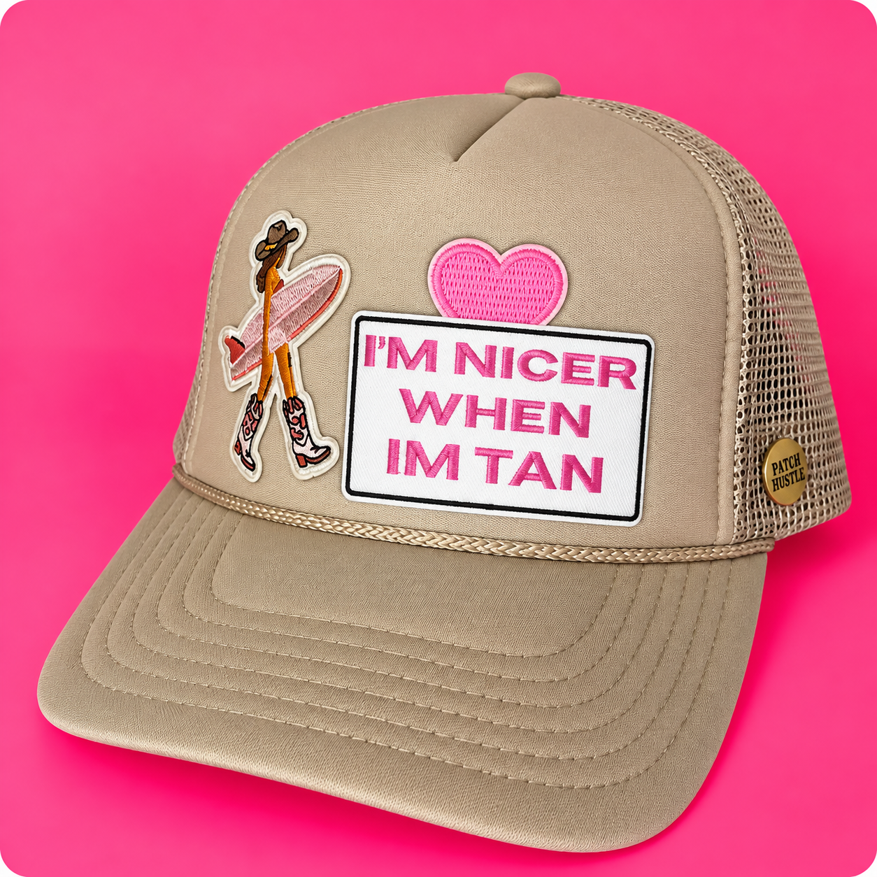 I'm Nicer when I'm Tan Trucker Hat