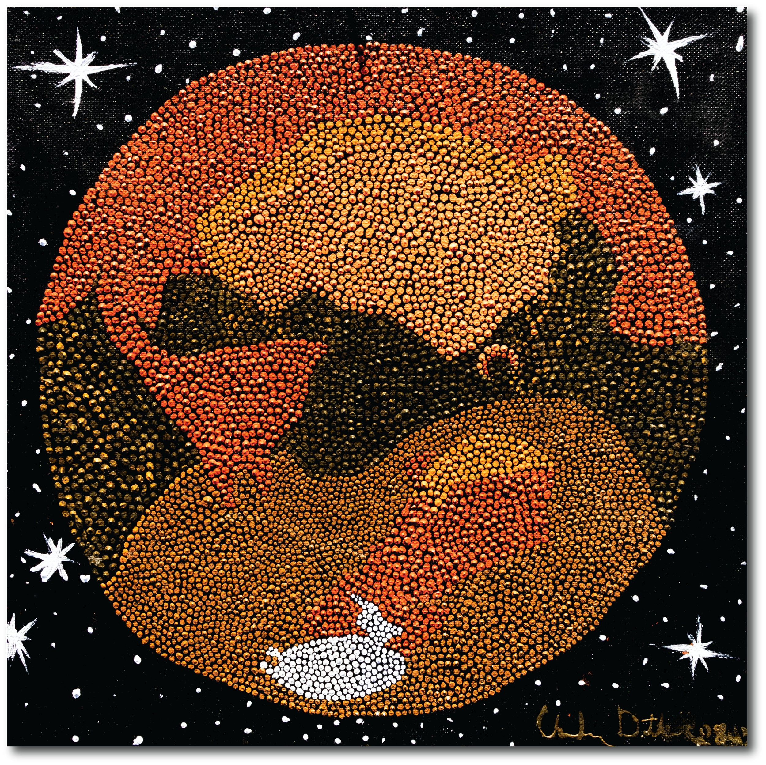 Mars | 12" x 12" | Acrylic on Canvas | 2016