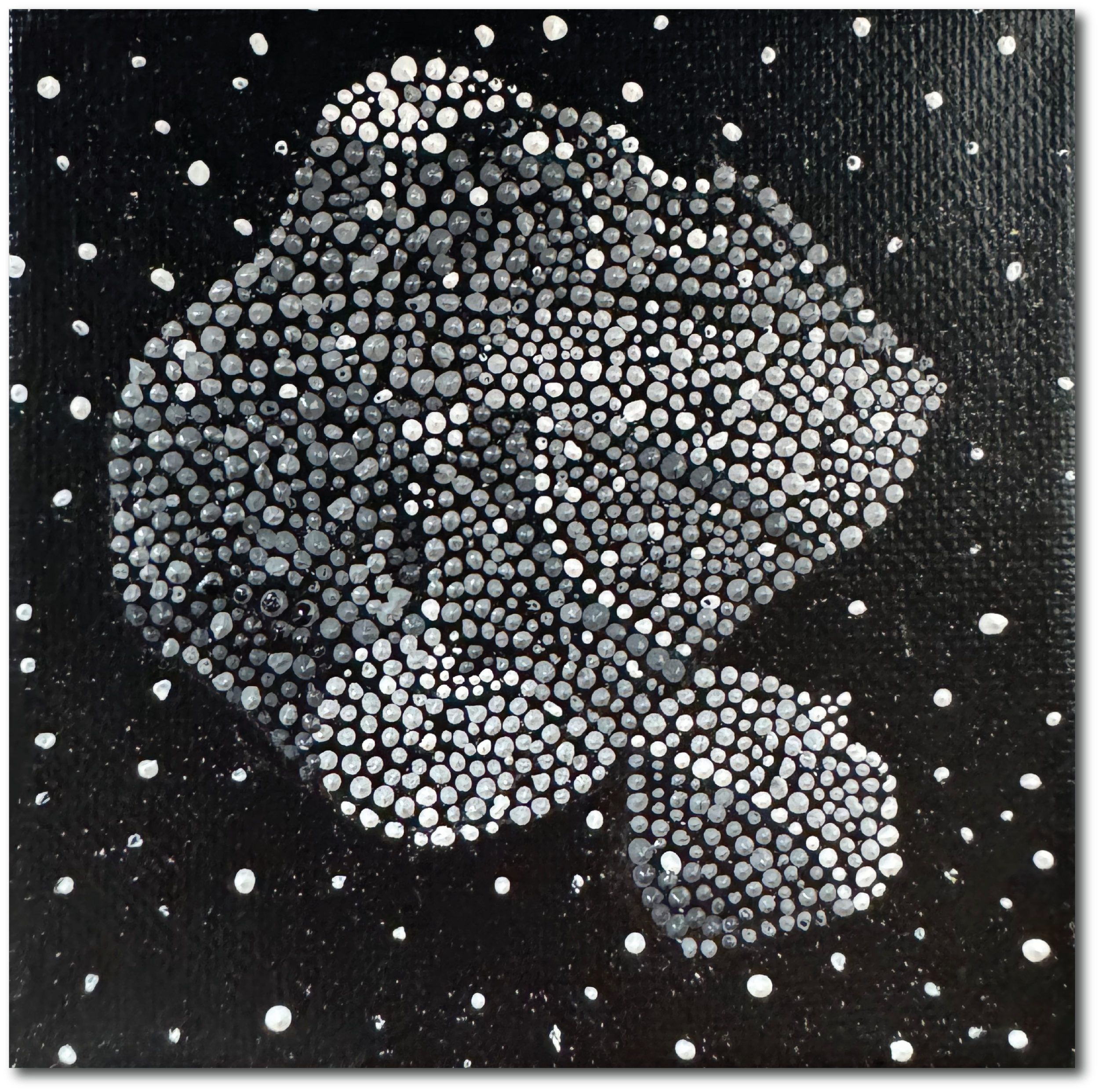 Dinkinesh & Selam | 4" x 4" | Acrylic on Canvas | 2024