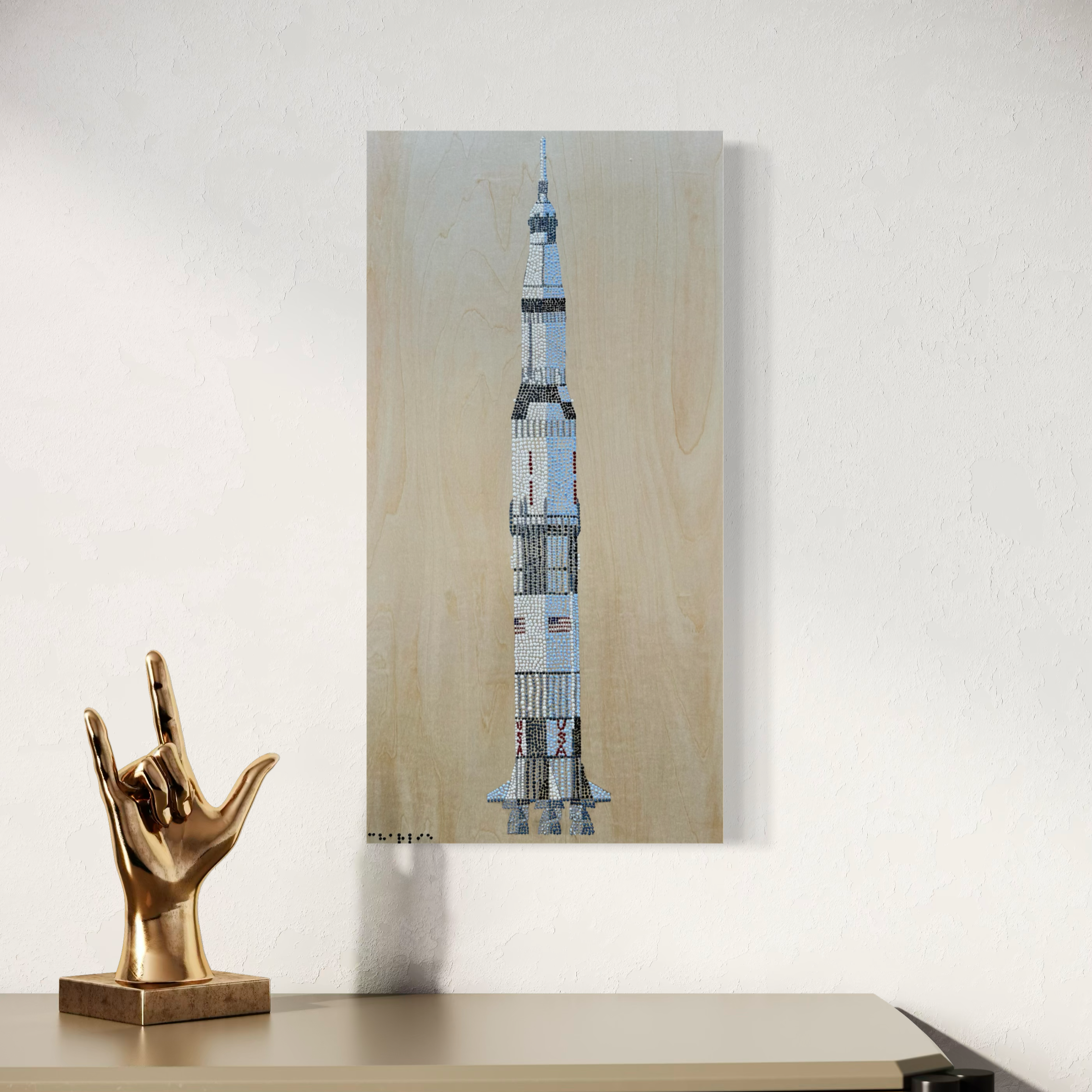 Saturn V | Original Painting