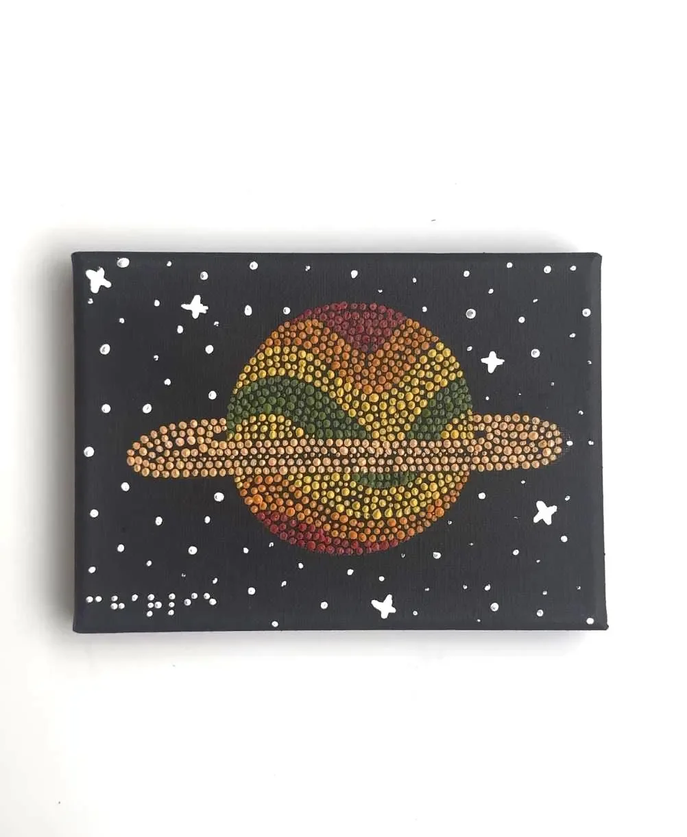 Mini Saturn | Original Painting