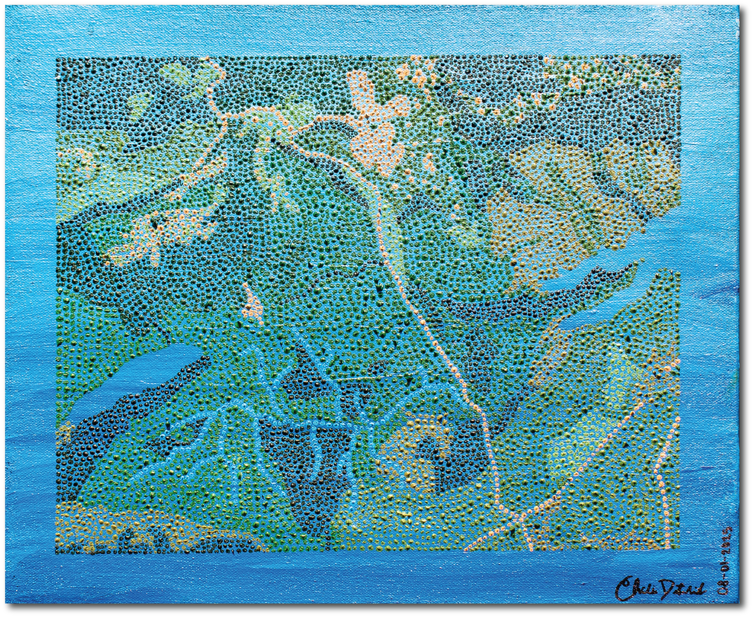Sagehen Watershed | 14" x 11" | Acrylic on Canvas | 2025